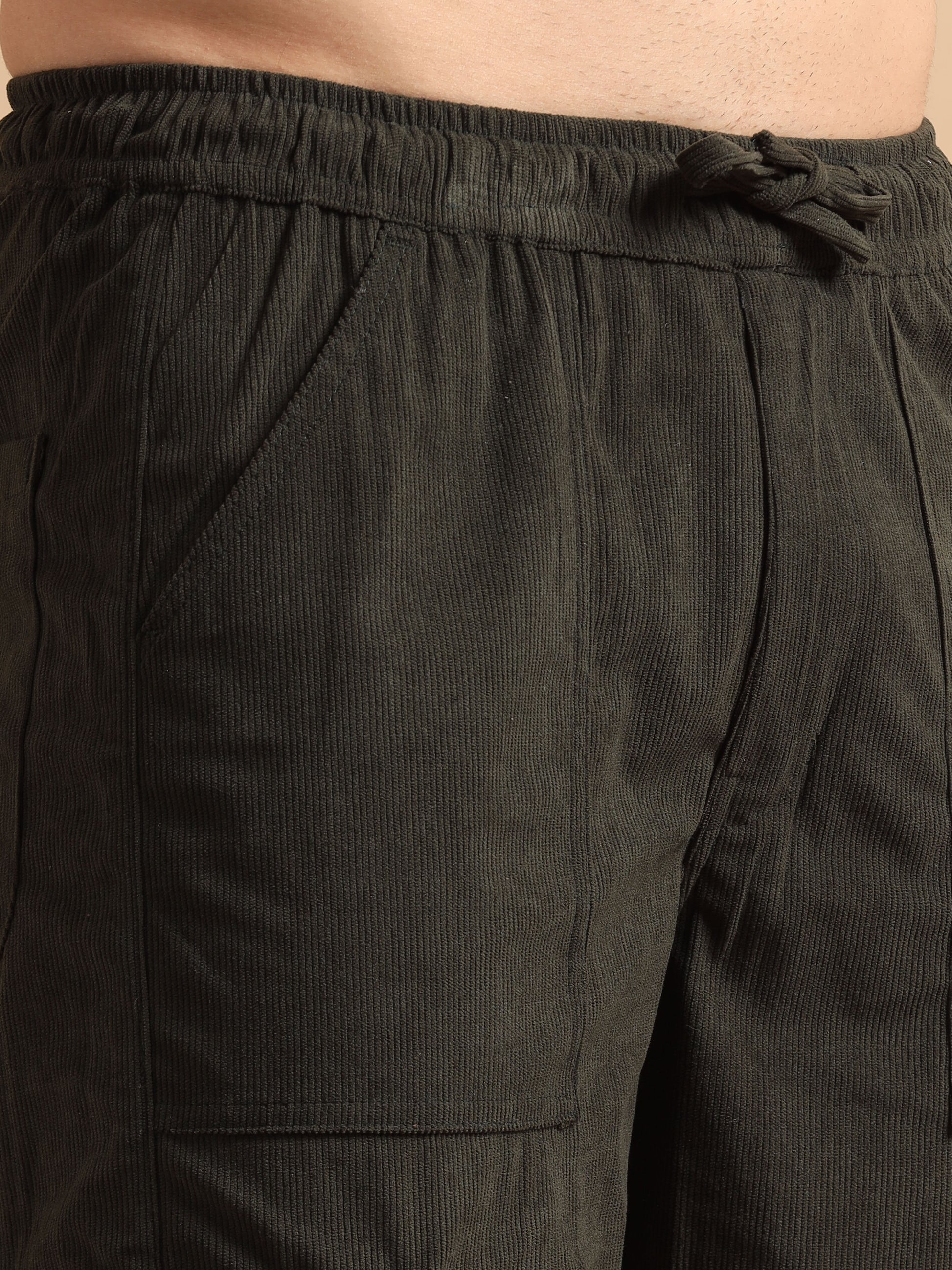 Olive Cargo Pants Men