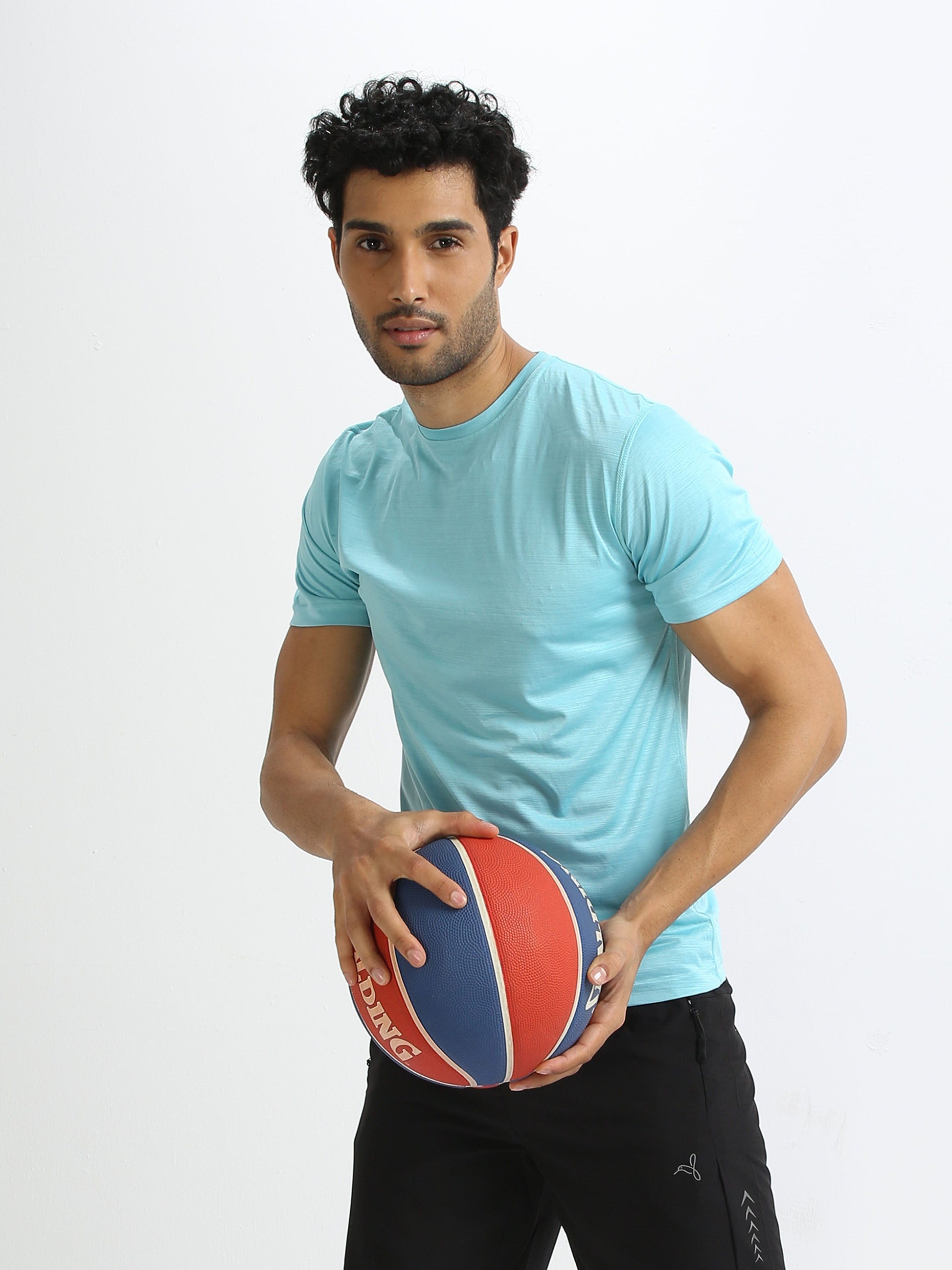Coral Blue Sports Tee