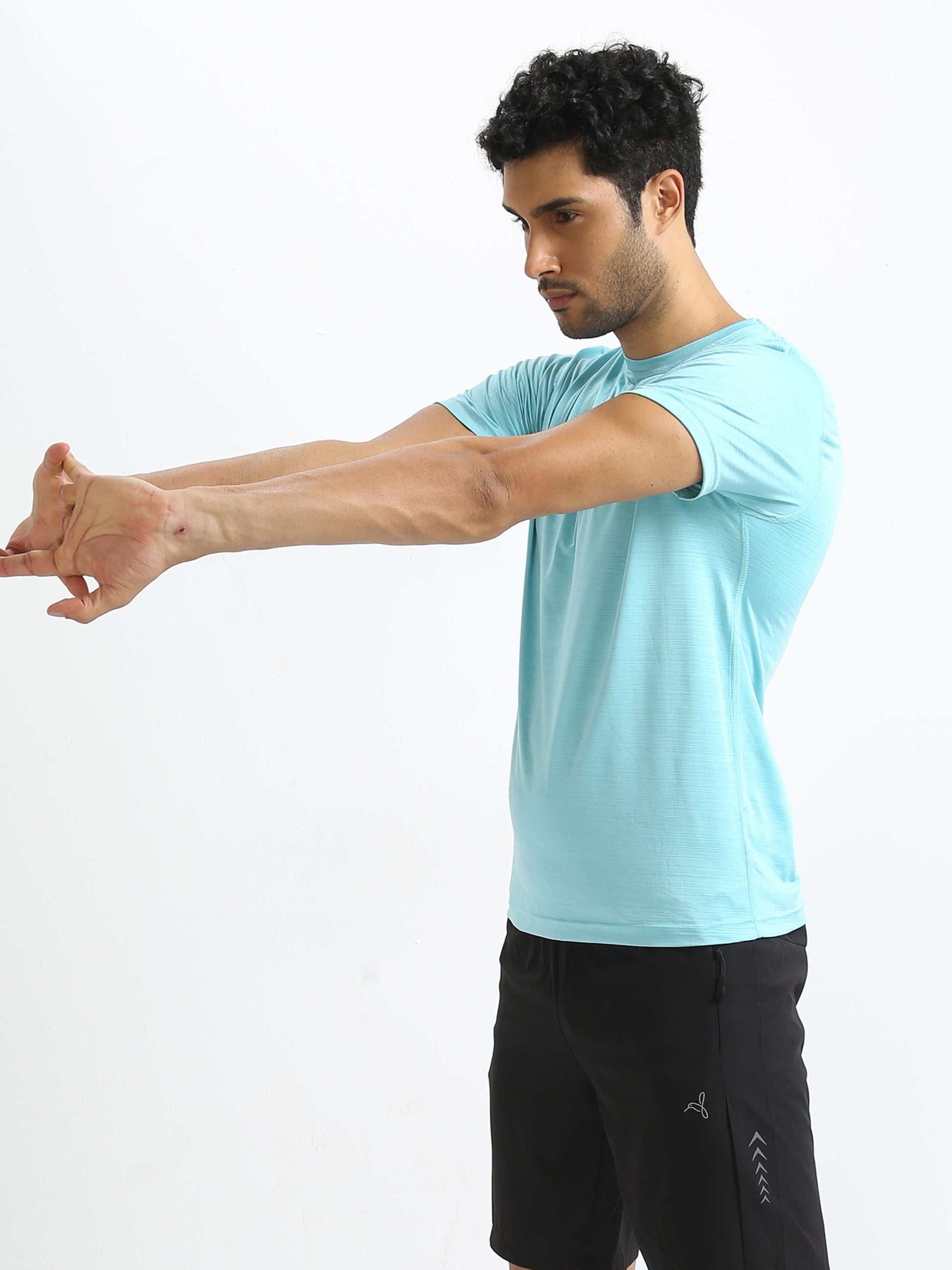 Coral Blue Sports Tee