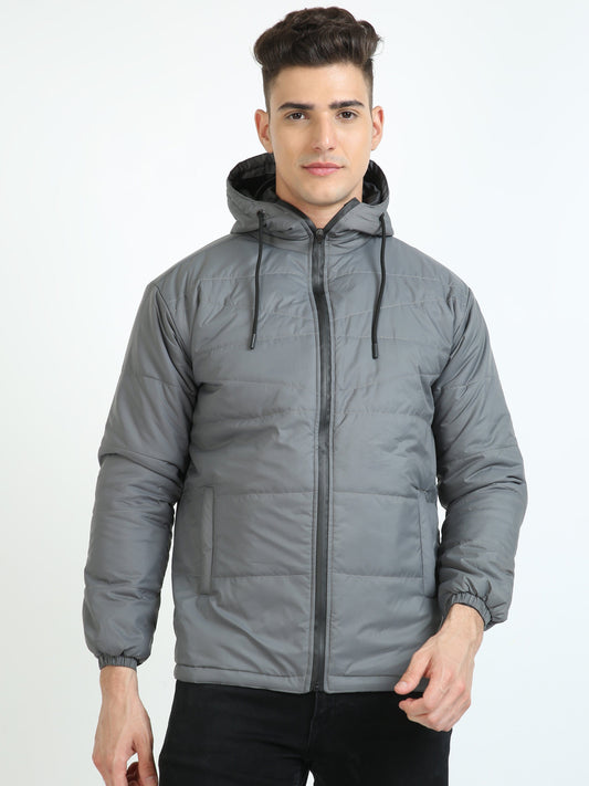 Dove Grey Hood Jacket