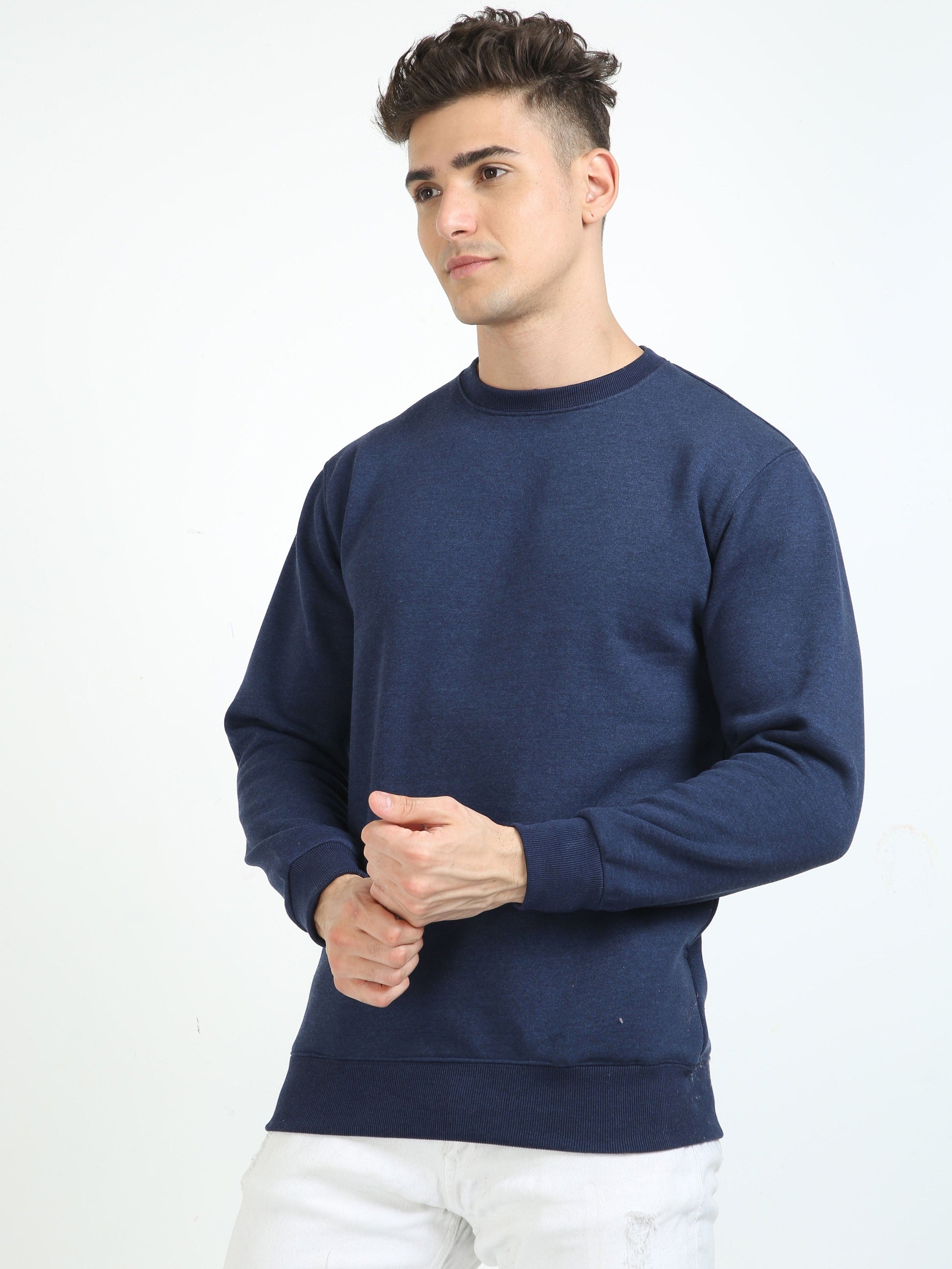 Denim Melange Sweatshirt