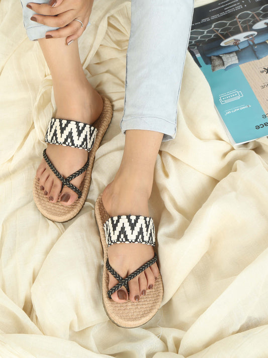 Dribbles Black Footwear for Ladies