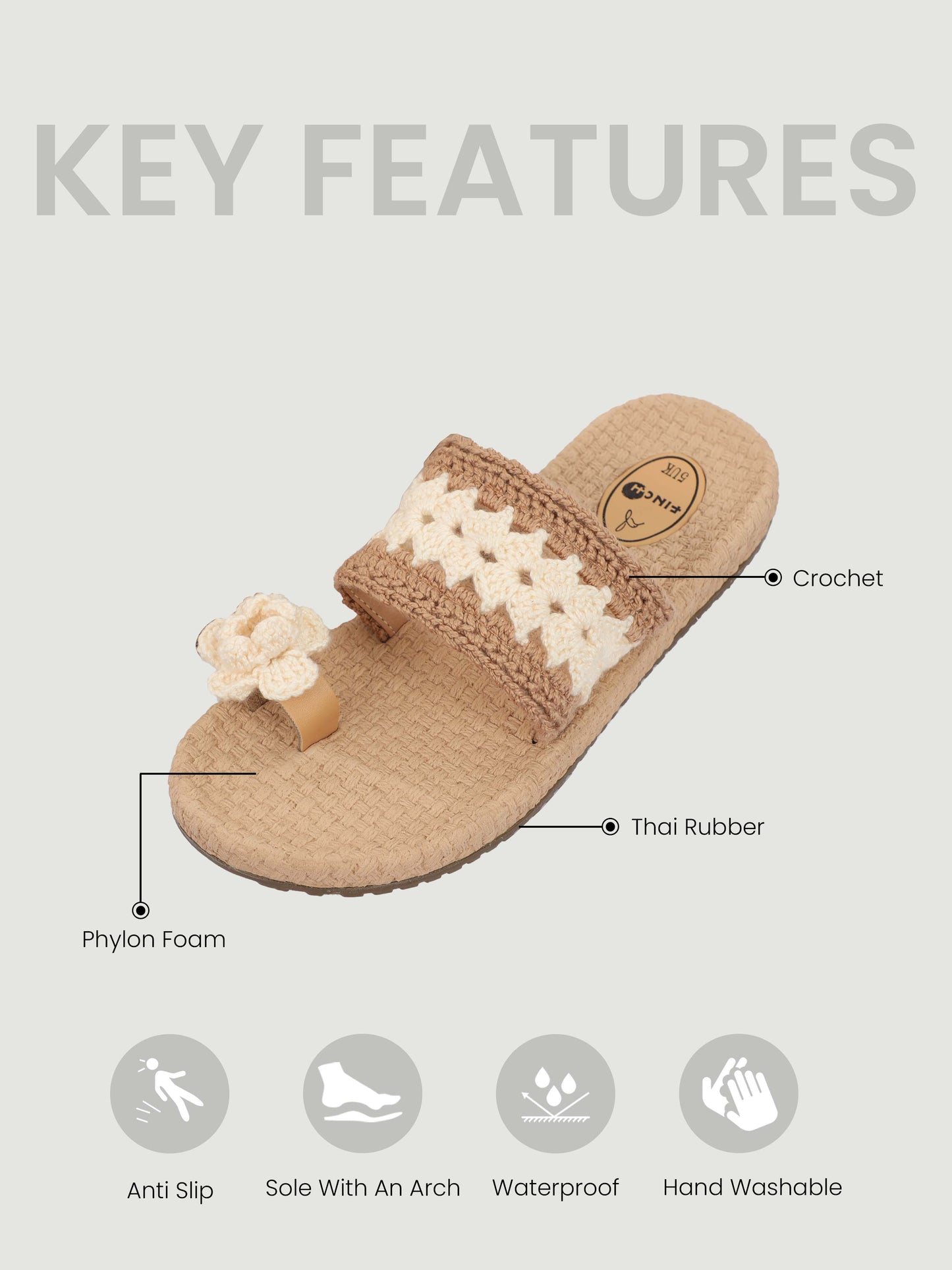 Trendy Flower Footwear for Women
