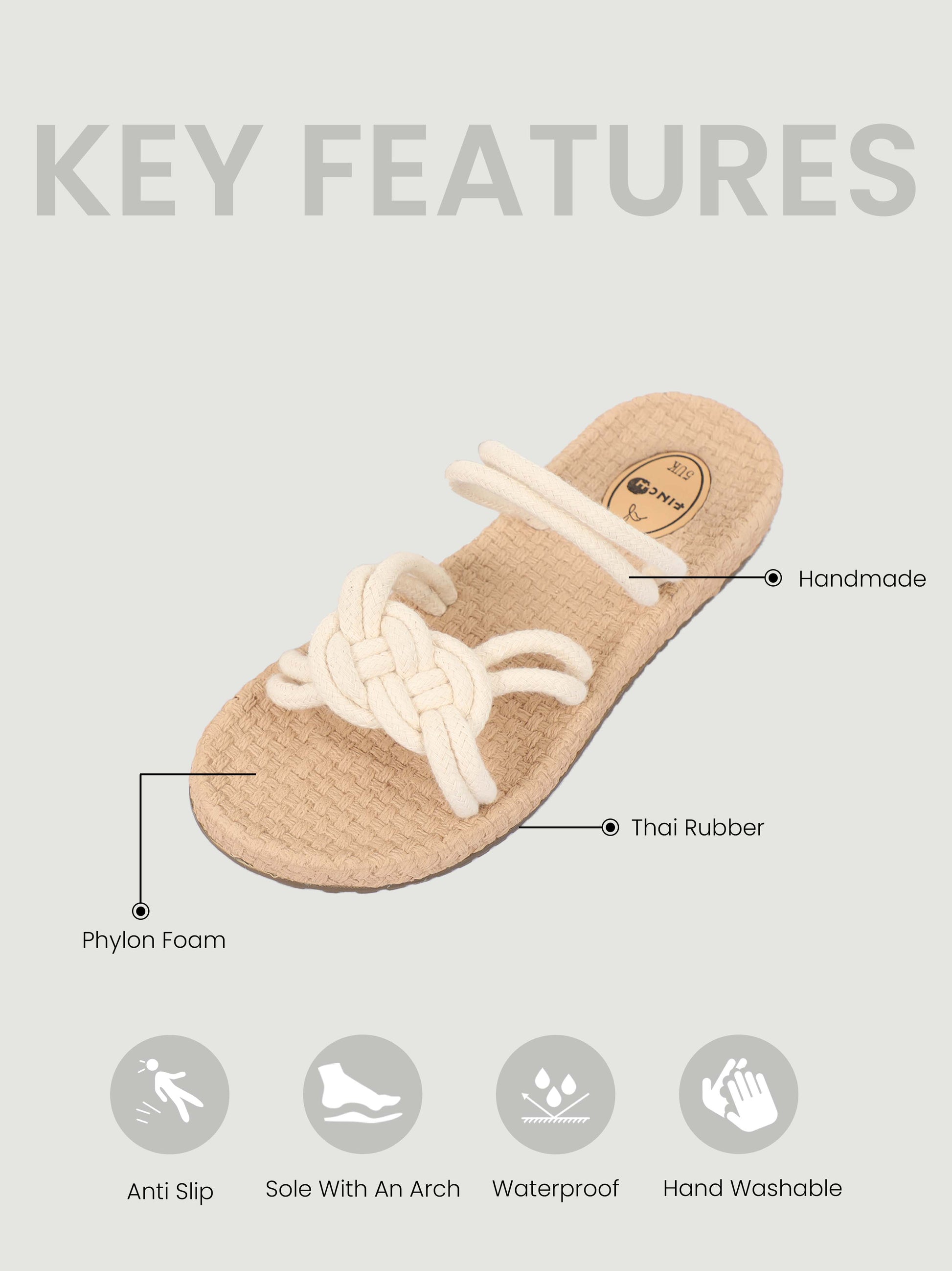 White Trendy footwear for Women