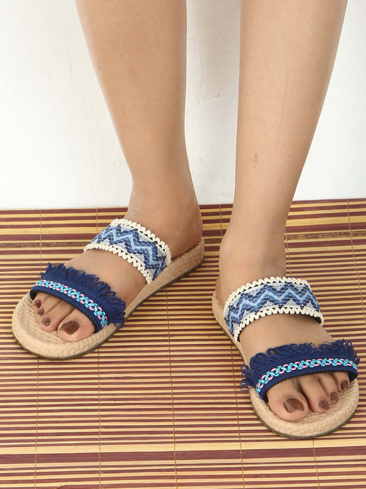 Embroidery Twilight Waterproof Footwear Women