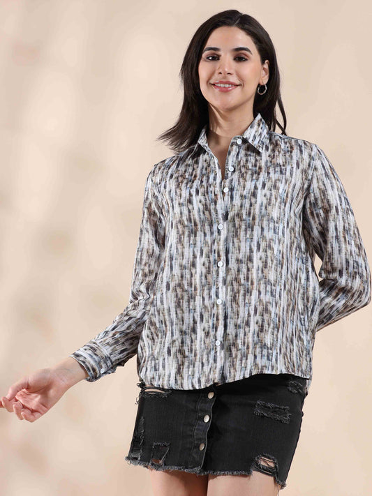 Coastline Cotton Shirt for Women