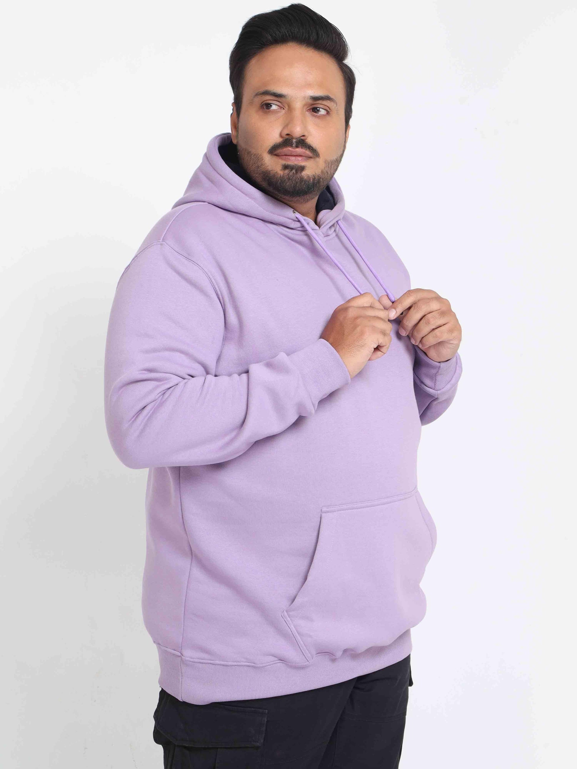 Plus Size Lavender Hoodie
