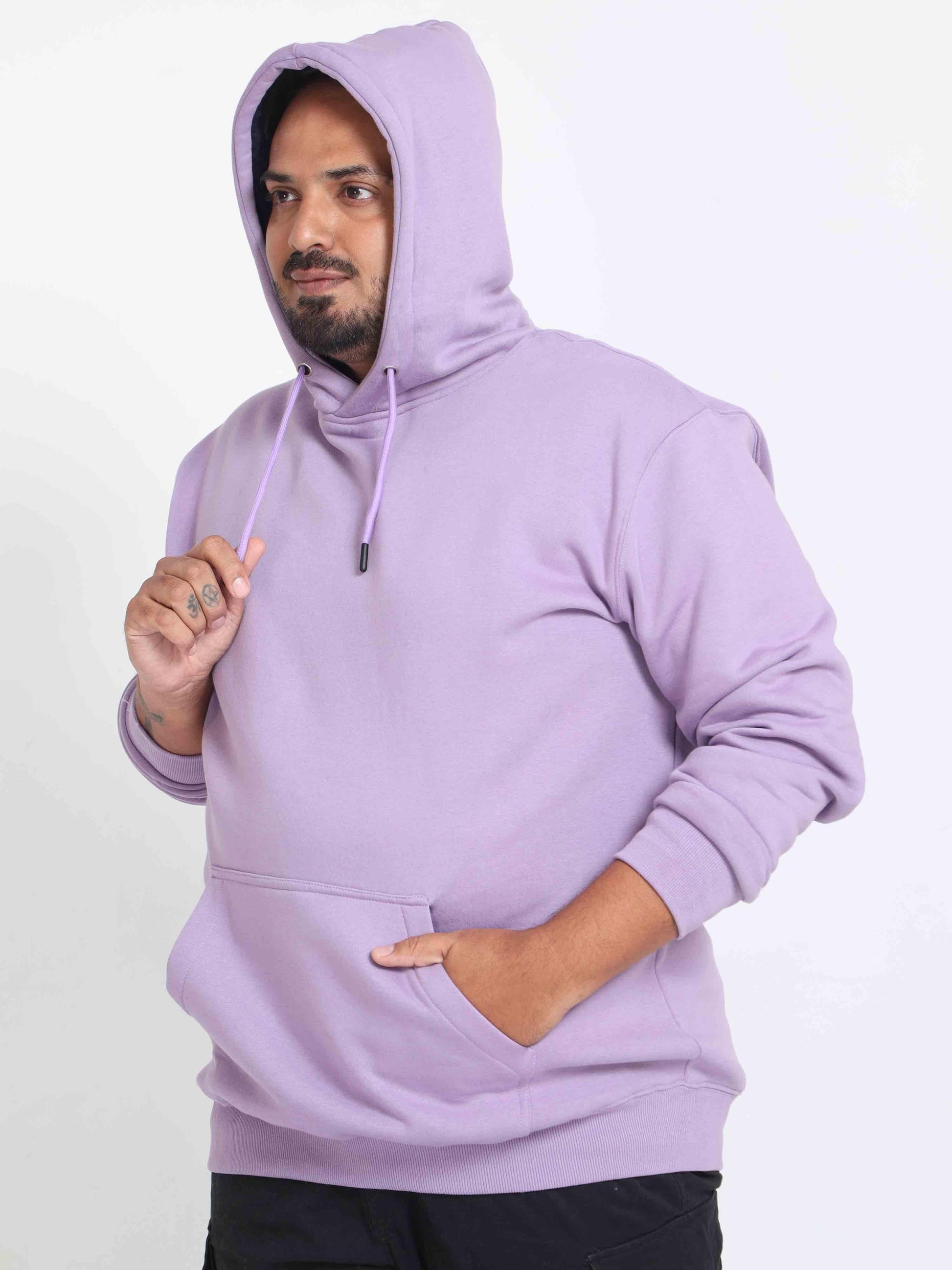Plus Size Lavender Hoodie