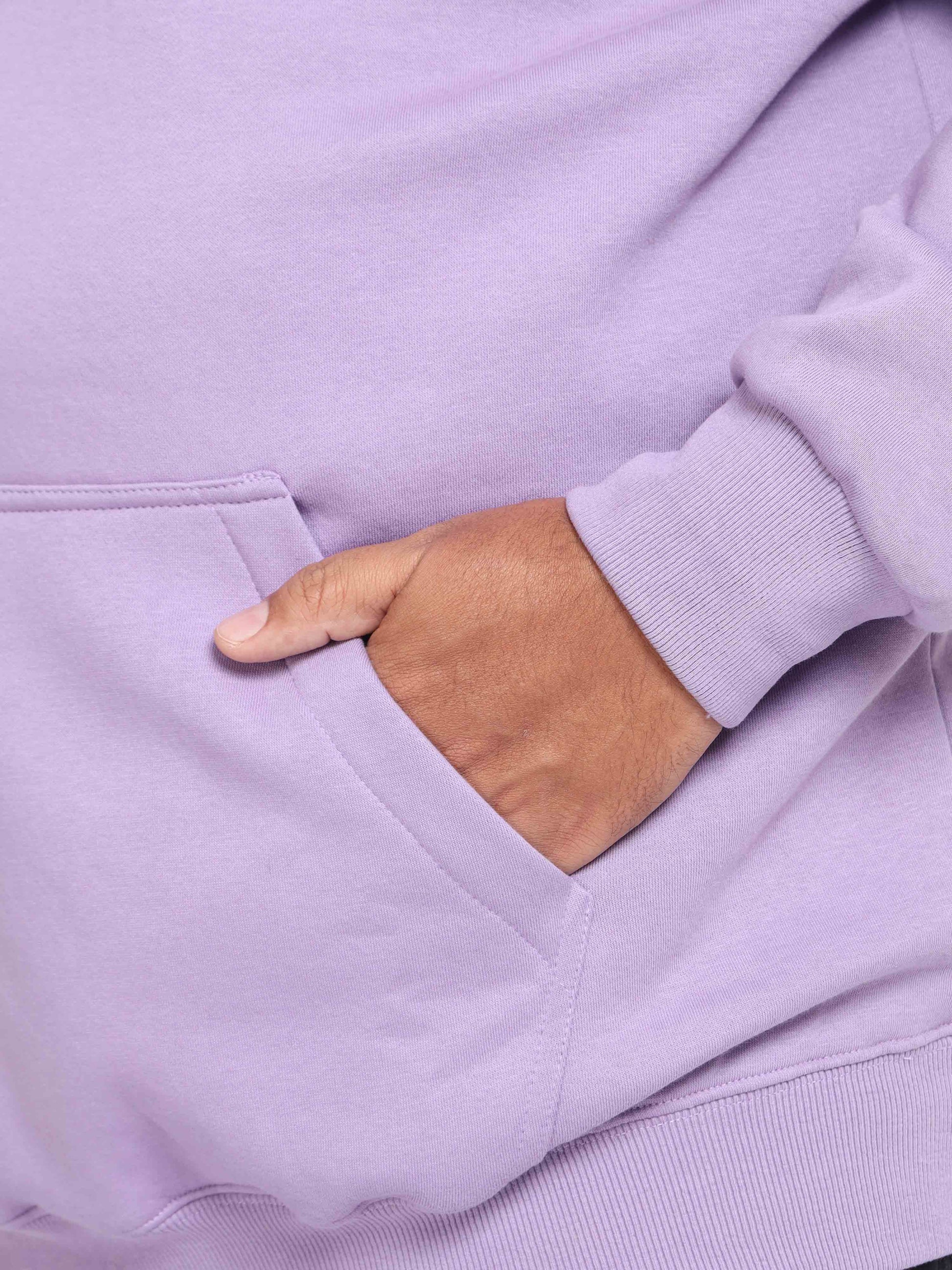Plus Size Lavender Hoodie