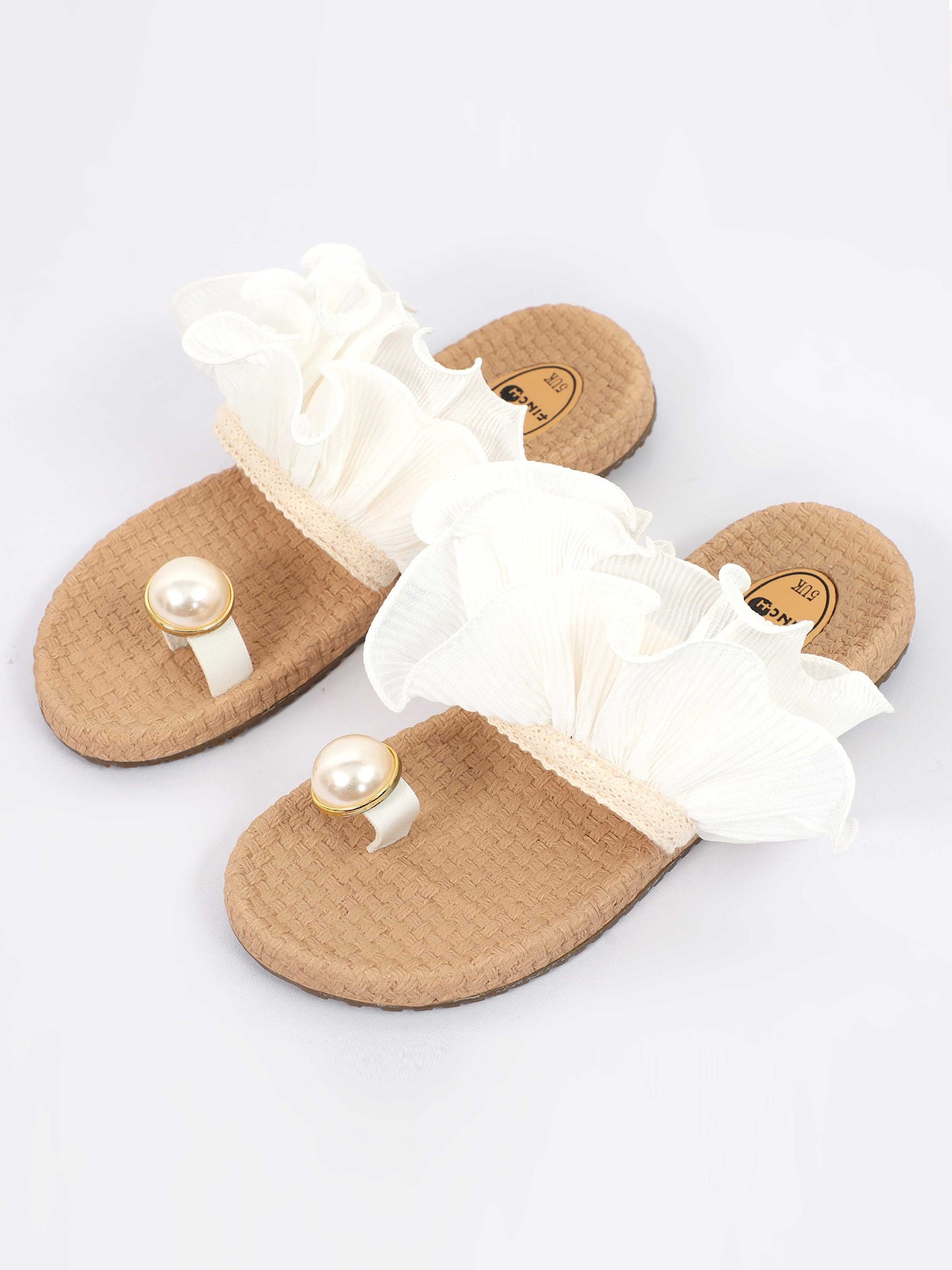 White Trendy Footwear For Women