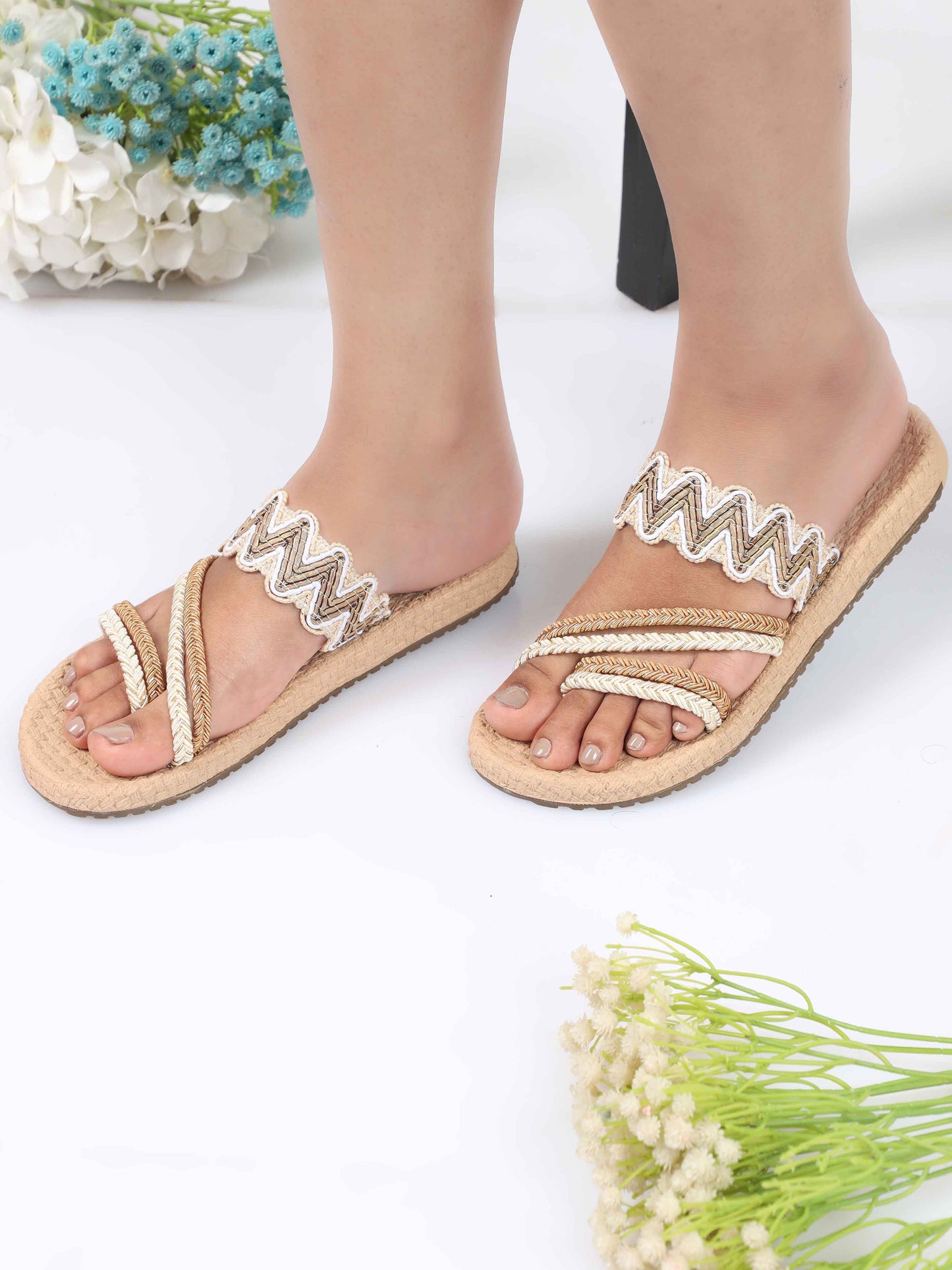 Brown Casual Footwear For Women