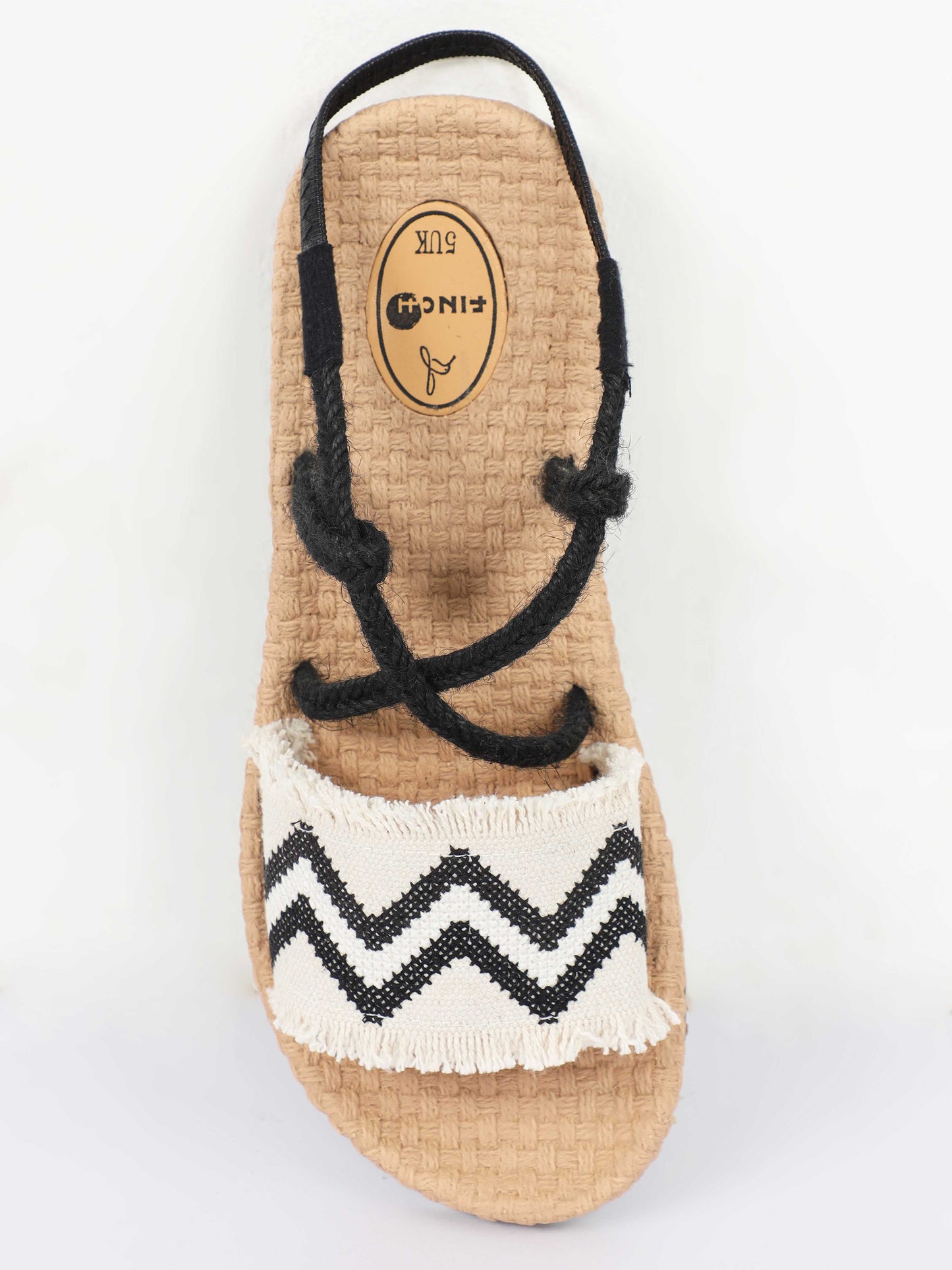 White and Black Footwear for women