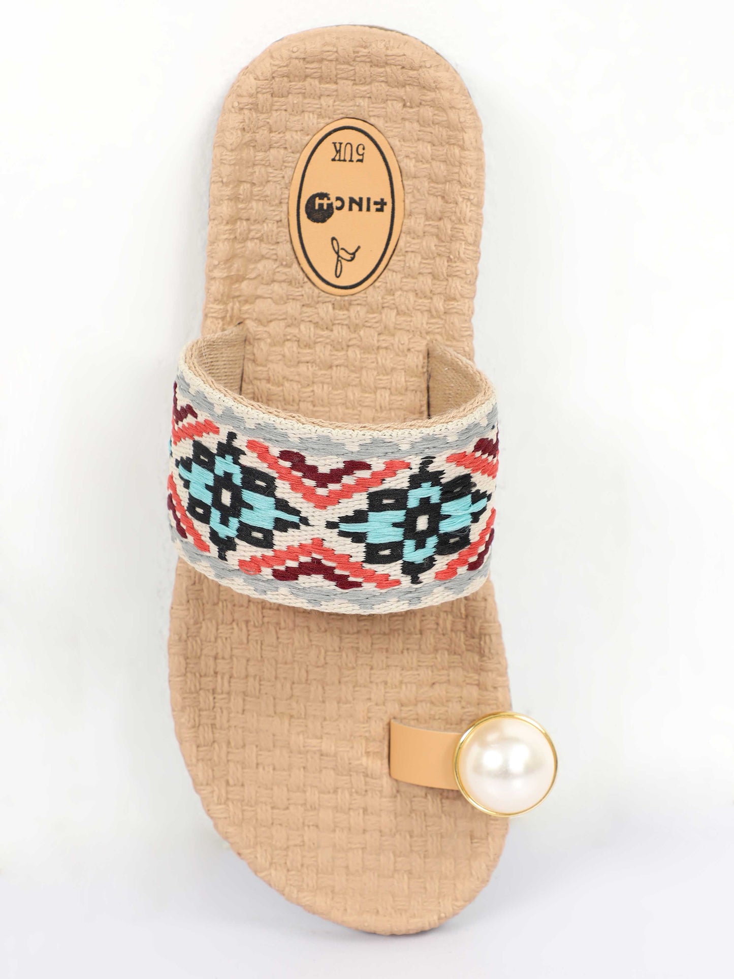 Trendy Pearl and multi-colo Footwear for Women