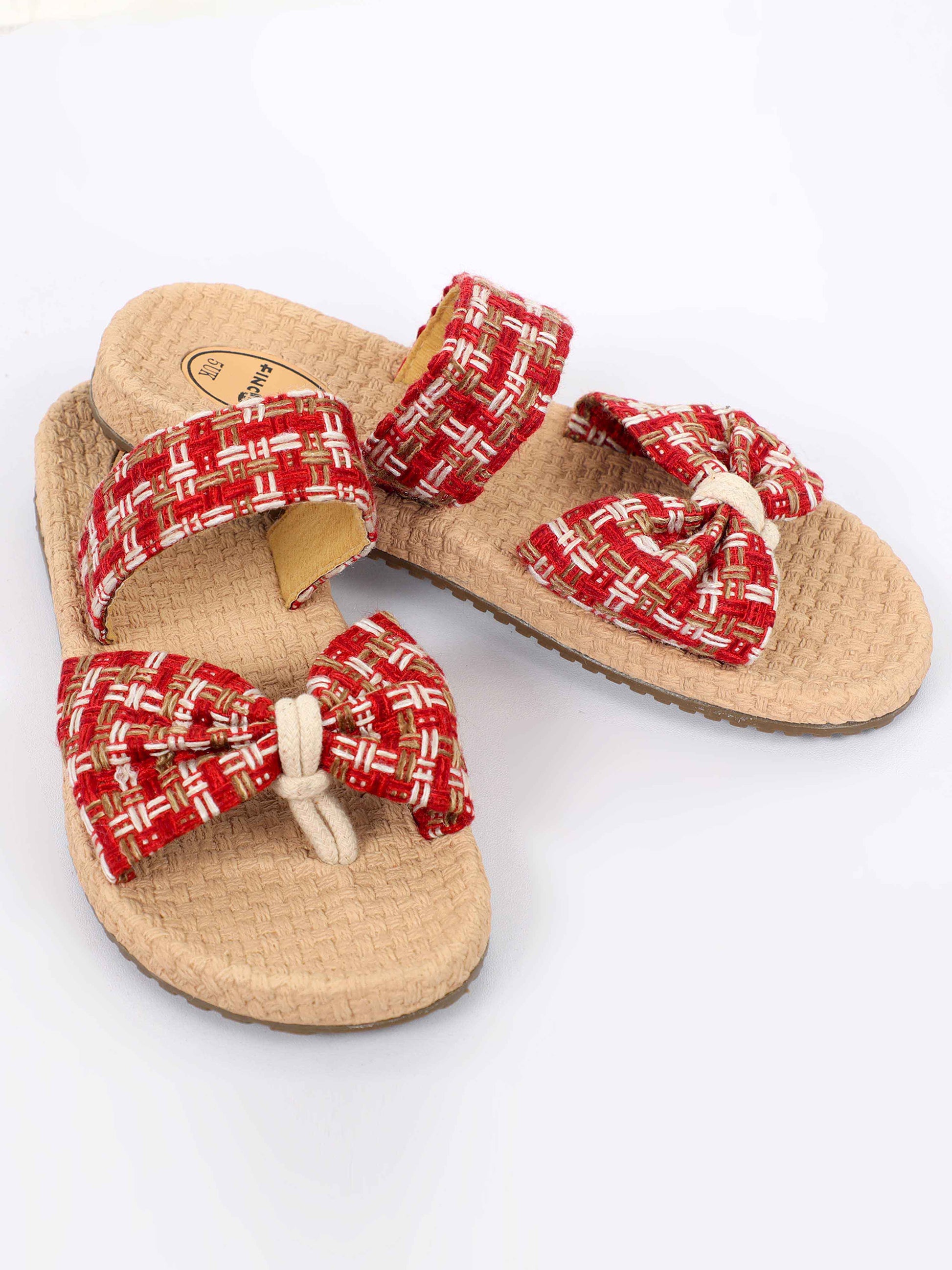 Red Color Stylish Footwear For Women