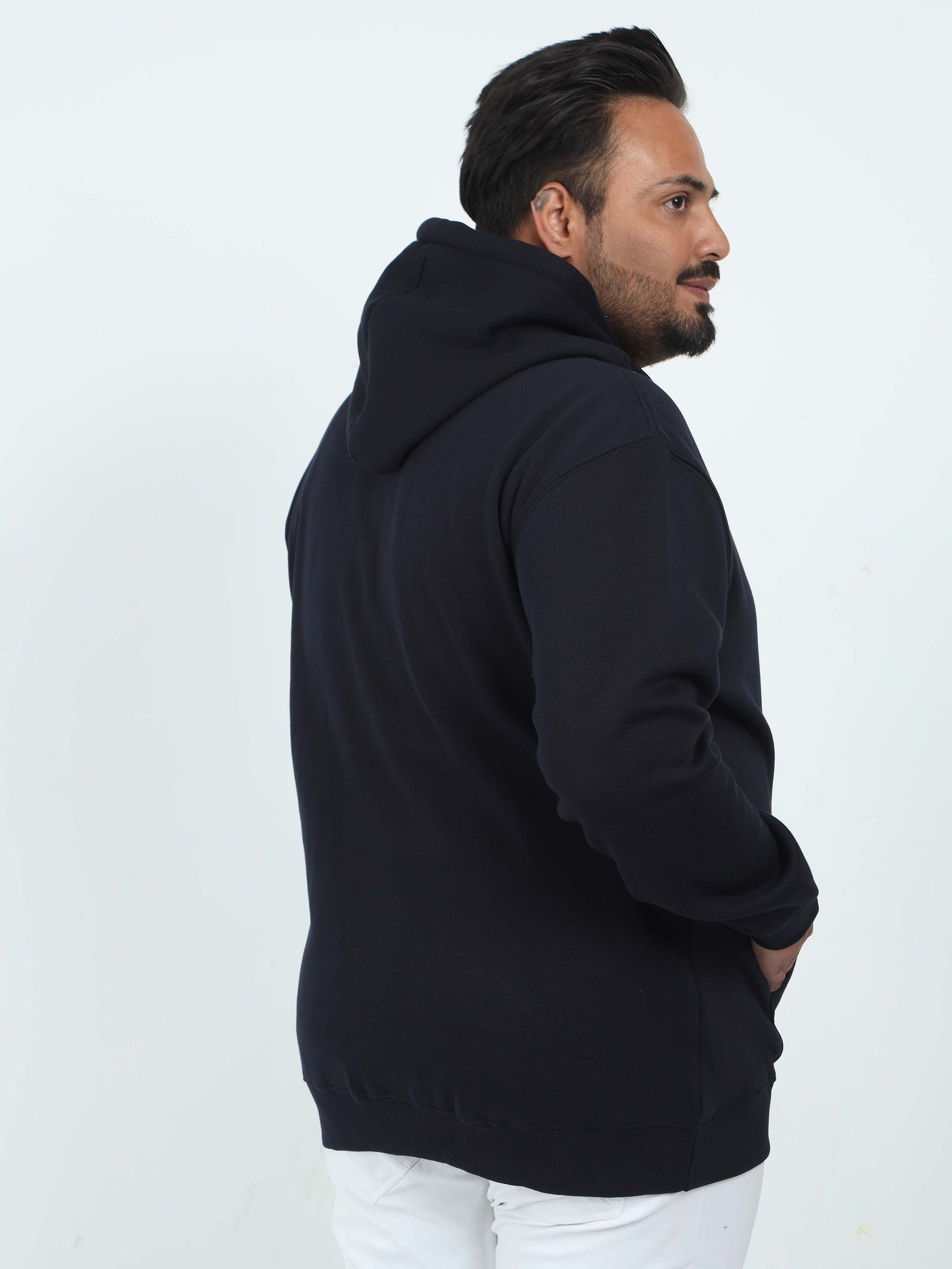 Plus Size Navy Hoodie