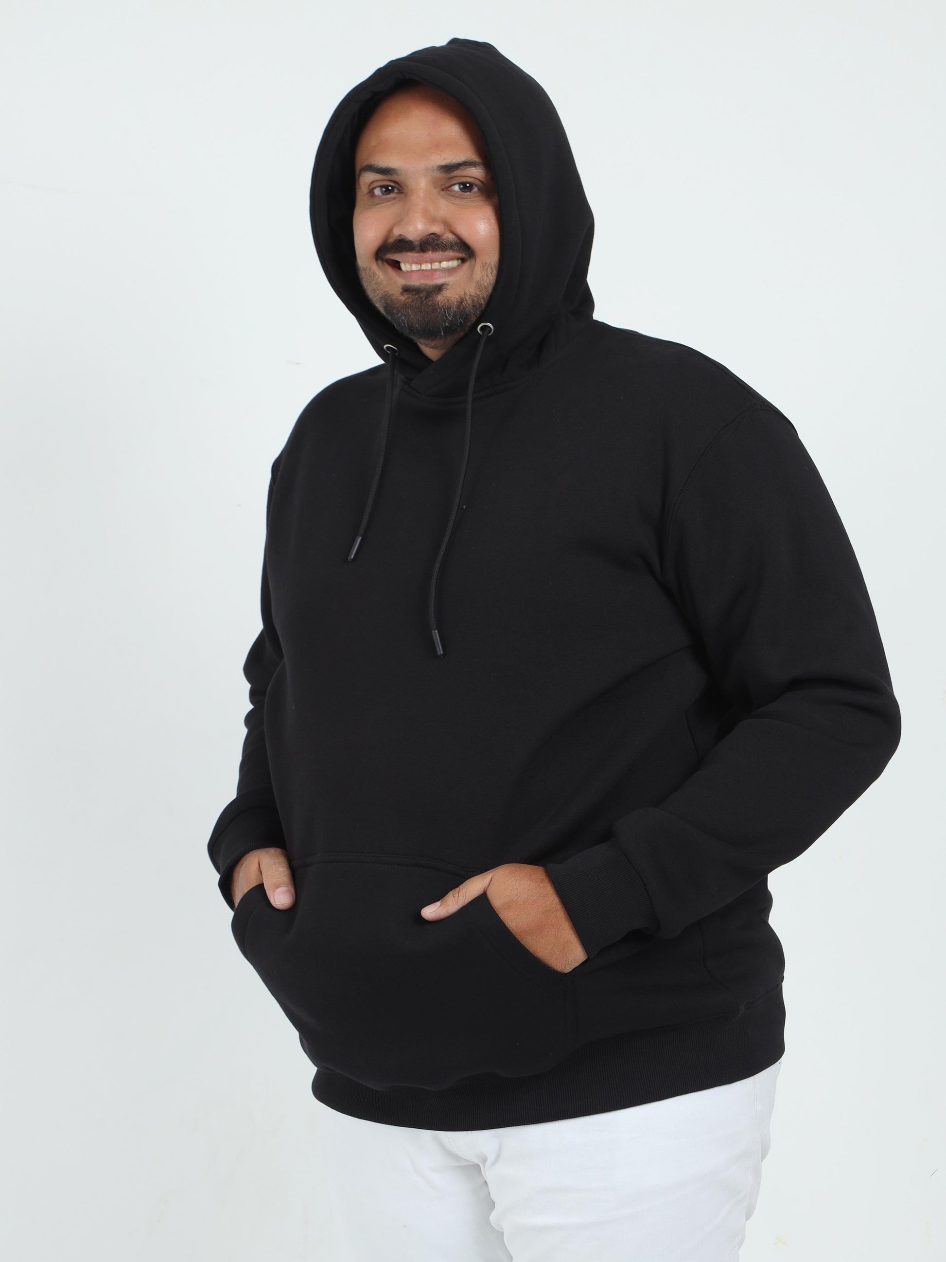 Plus Size Black Hoodie