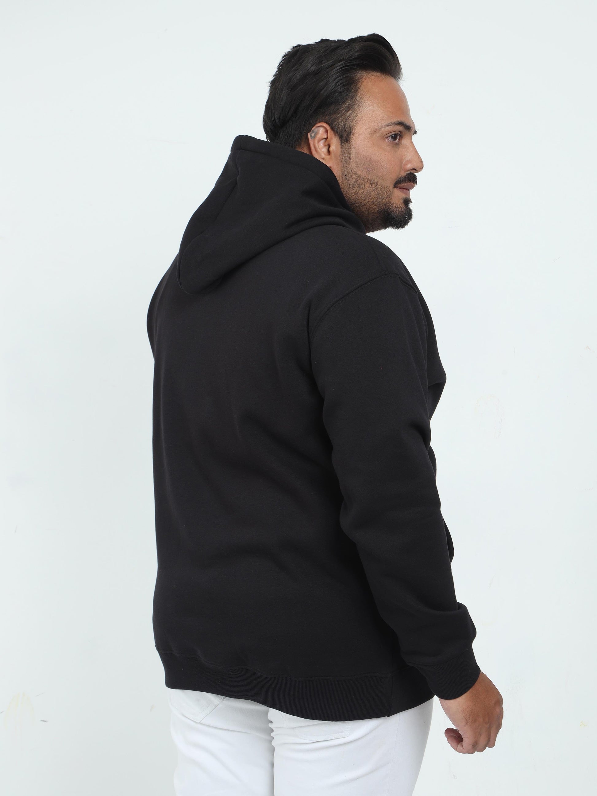 Plus Size Black Hoodie