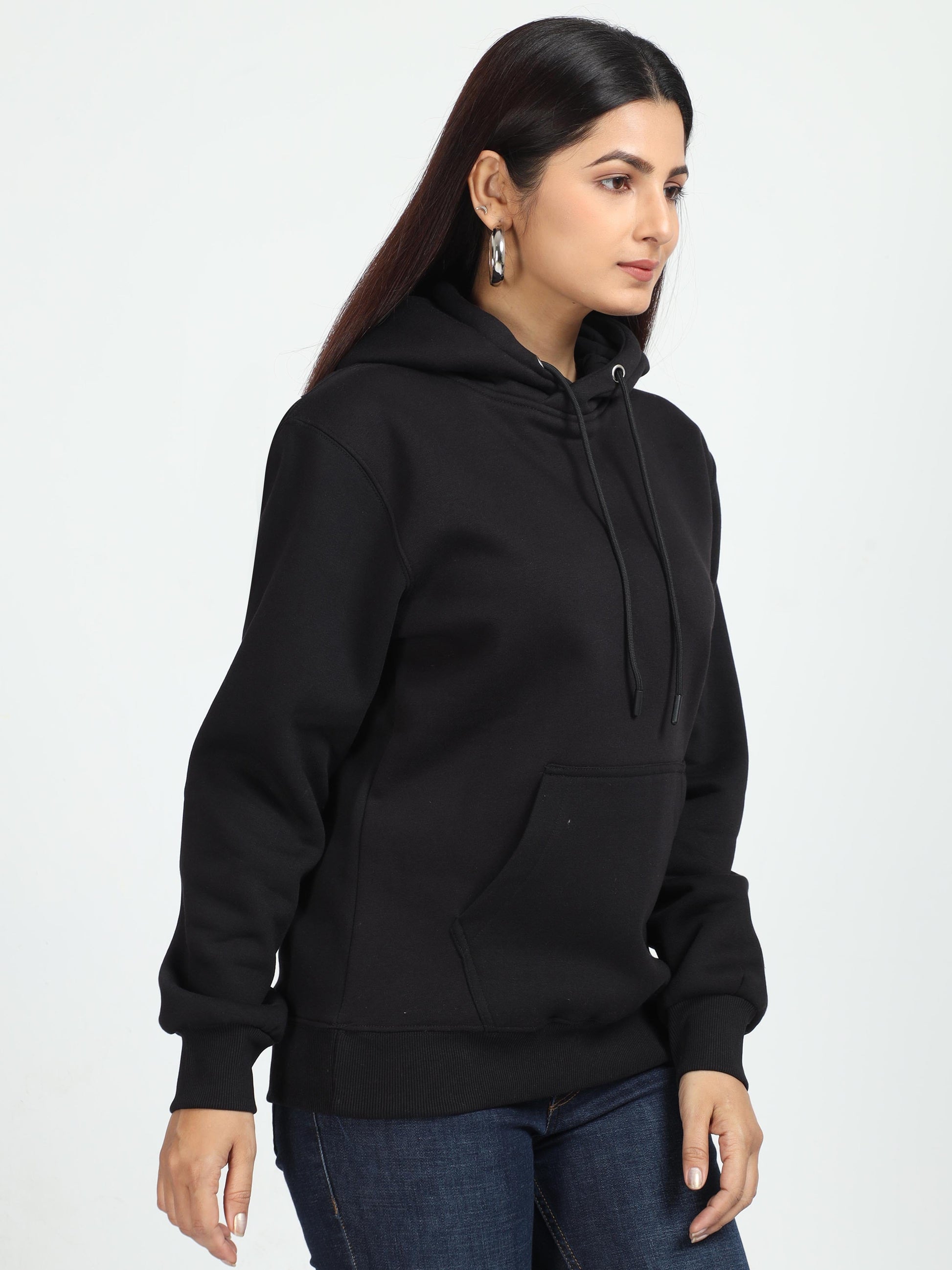 Women Black Hoodie