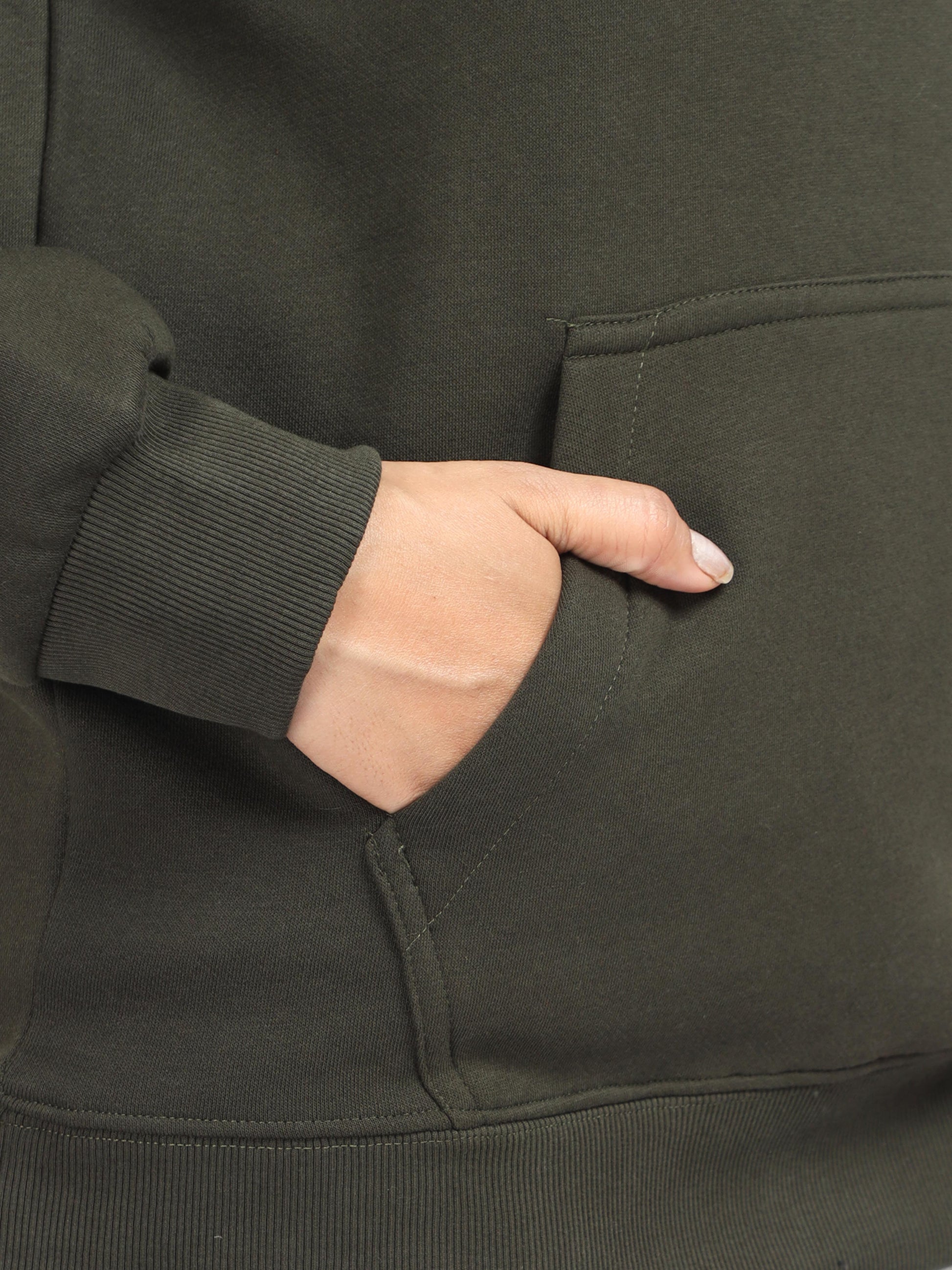 Olive Green Hoodie