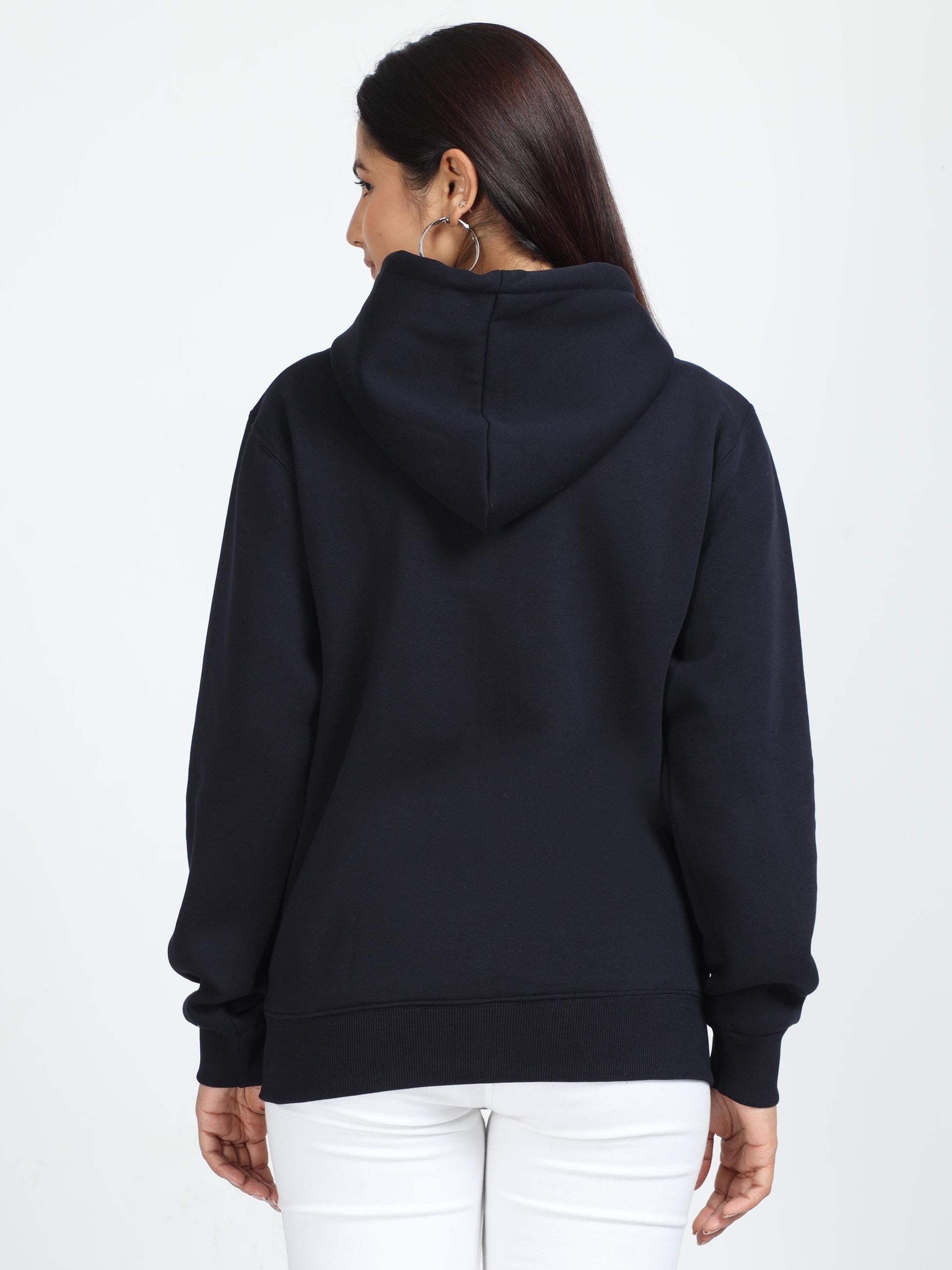 Navy Blue Zipper Hoodie
