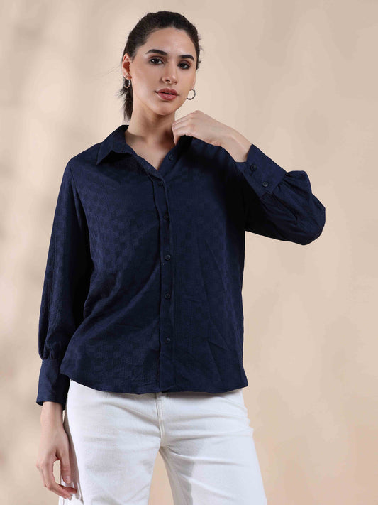 Dazzling Oasis Popcorn Shirt for women