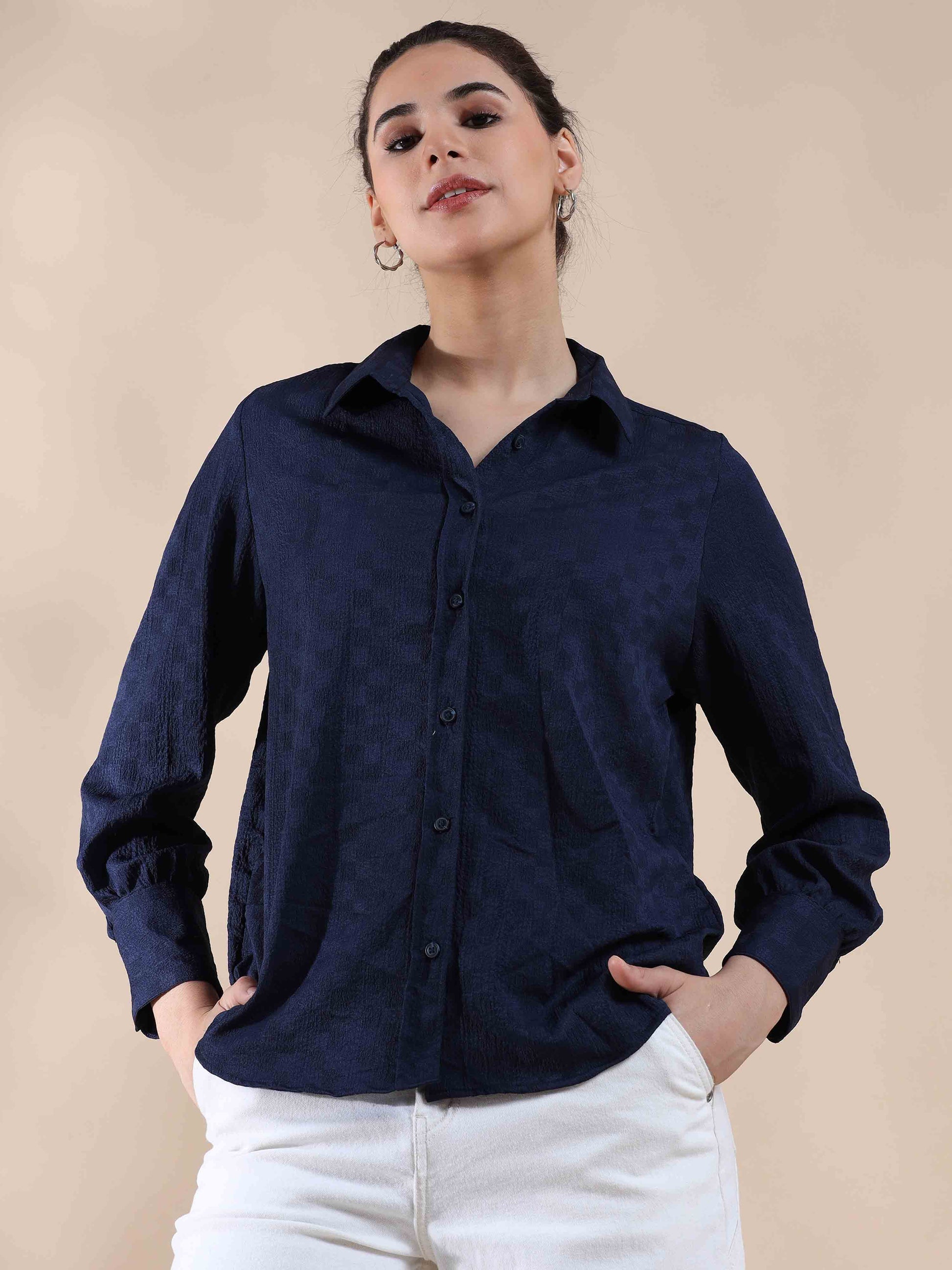 Dazzling Oasis Popcorn Shirt for women