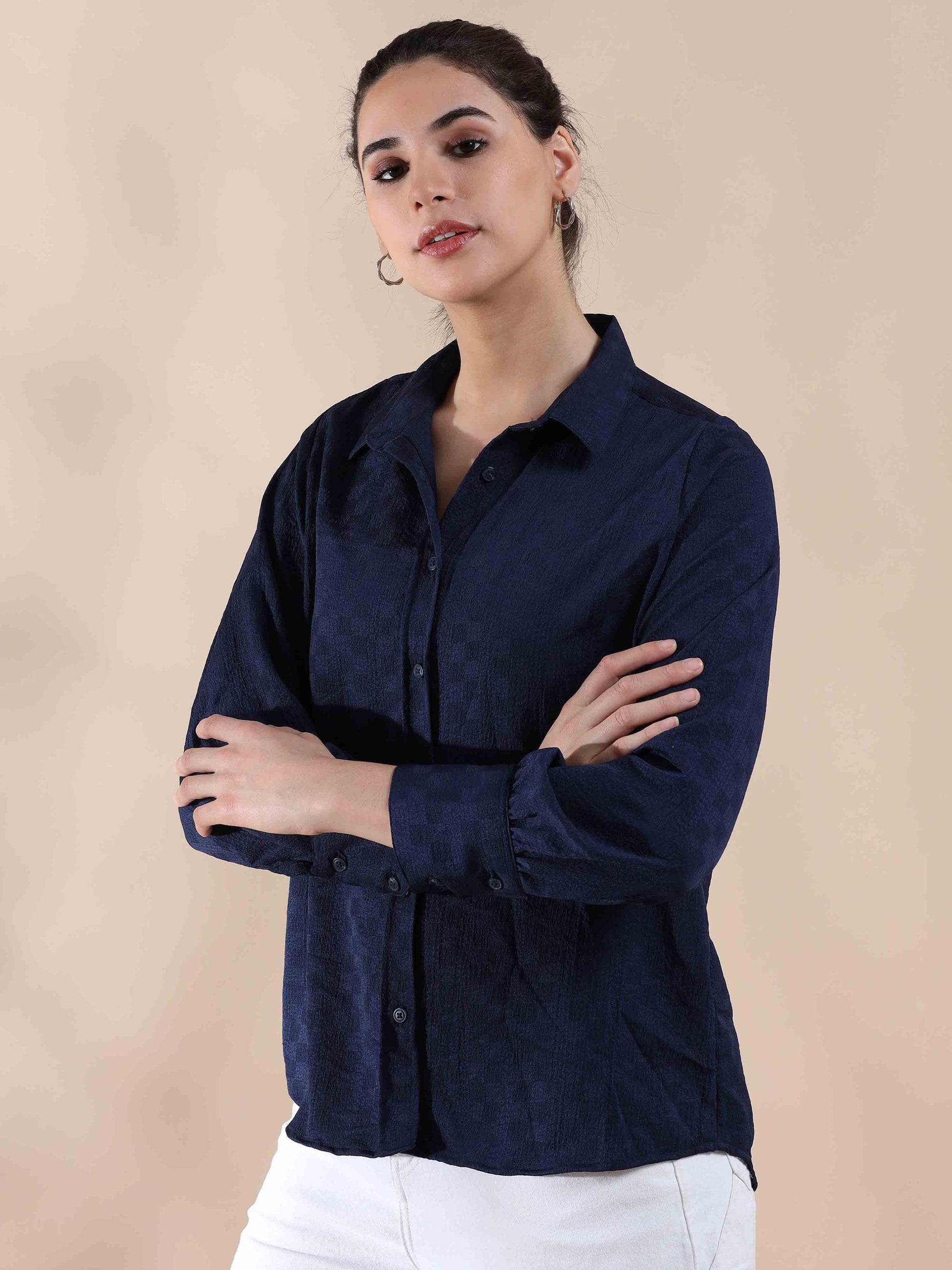 Dazzling Oasis Popcorn Shirt for women