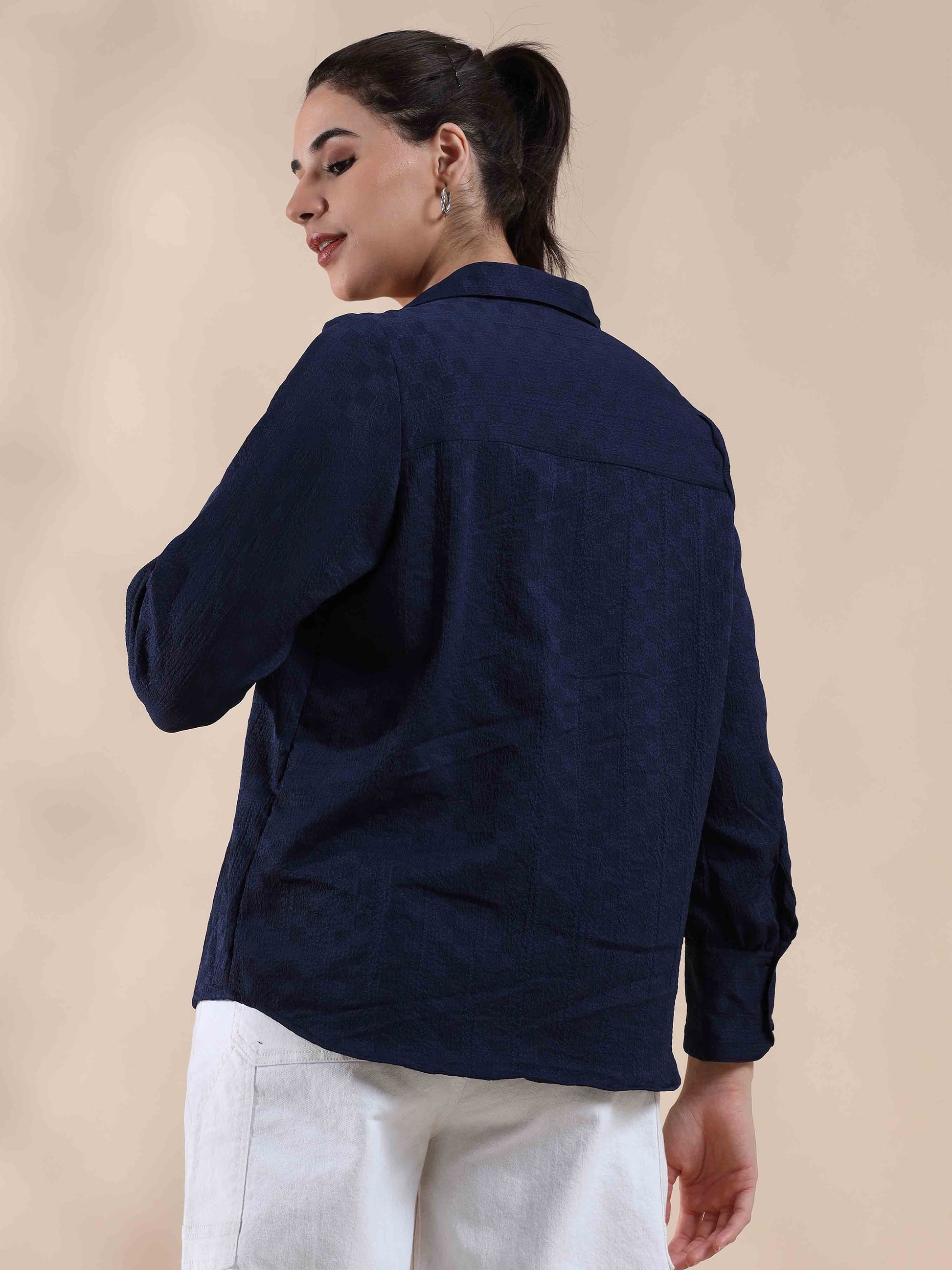 Dazzling Oasis Popcorn Shirt for women