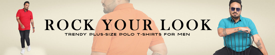  Plus Size Men Polo