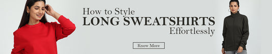 Long Sweatshirts for Women