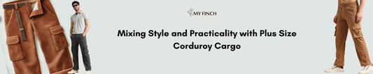 Mixing Style and Practicality with Plus-Size Corduroy Cargo