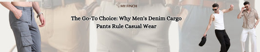 mens denim cargo pants