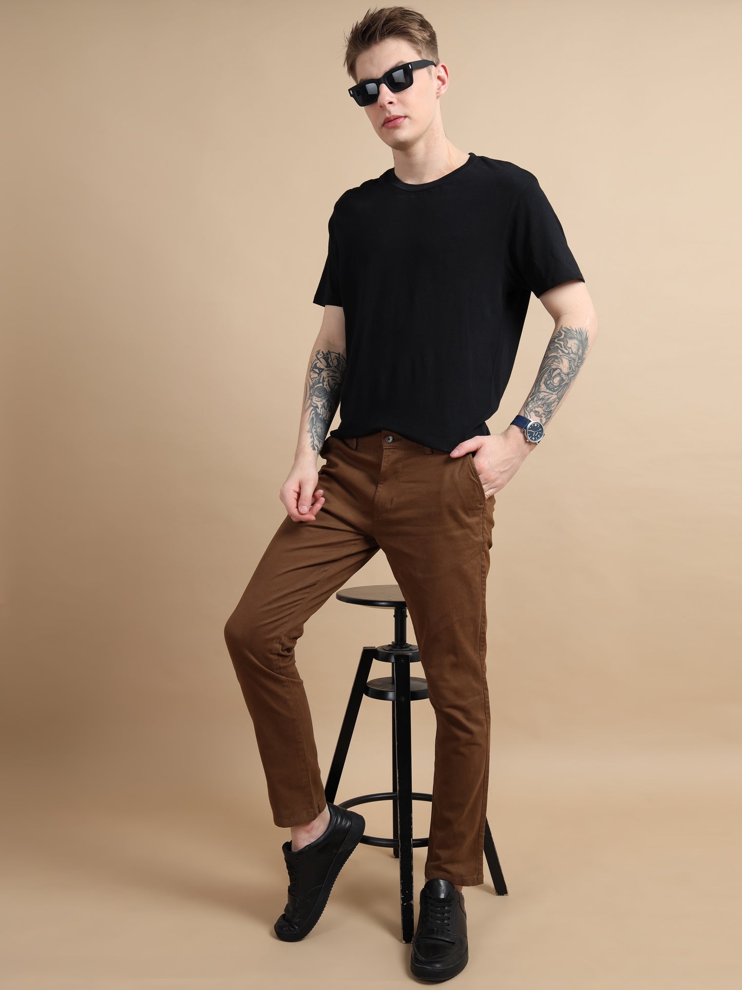 Dark Brown ComfiTwill Stretch