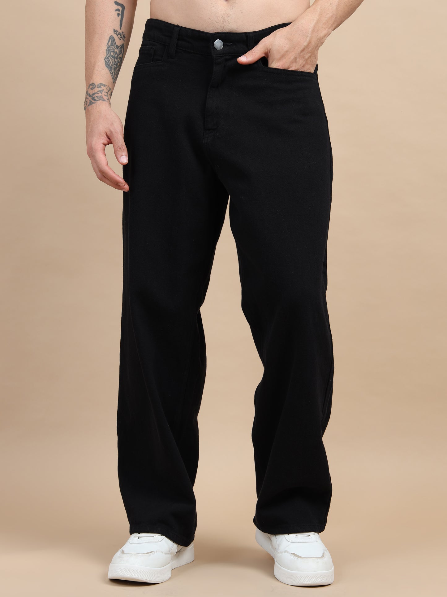 Ink Black Denim Pant