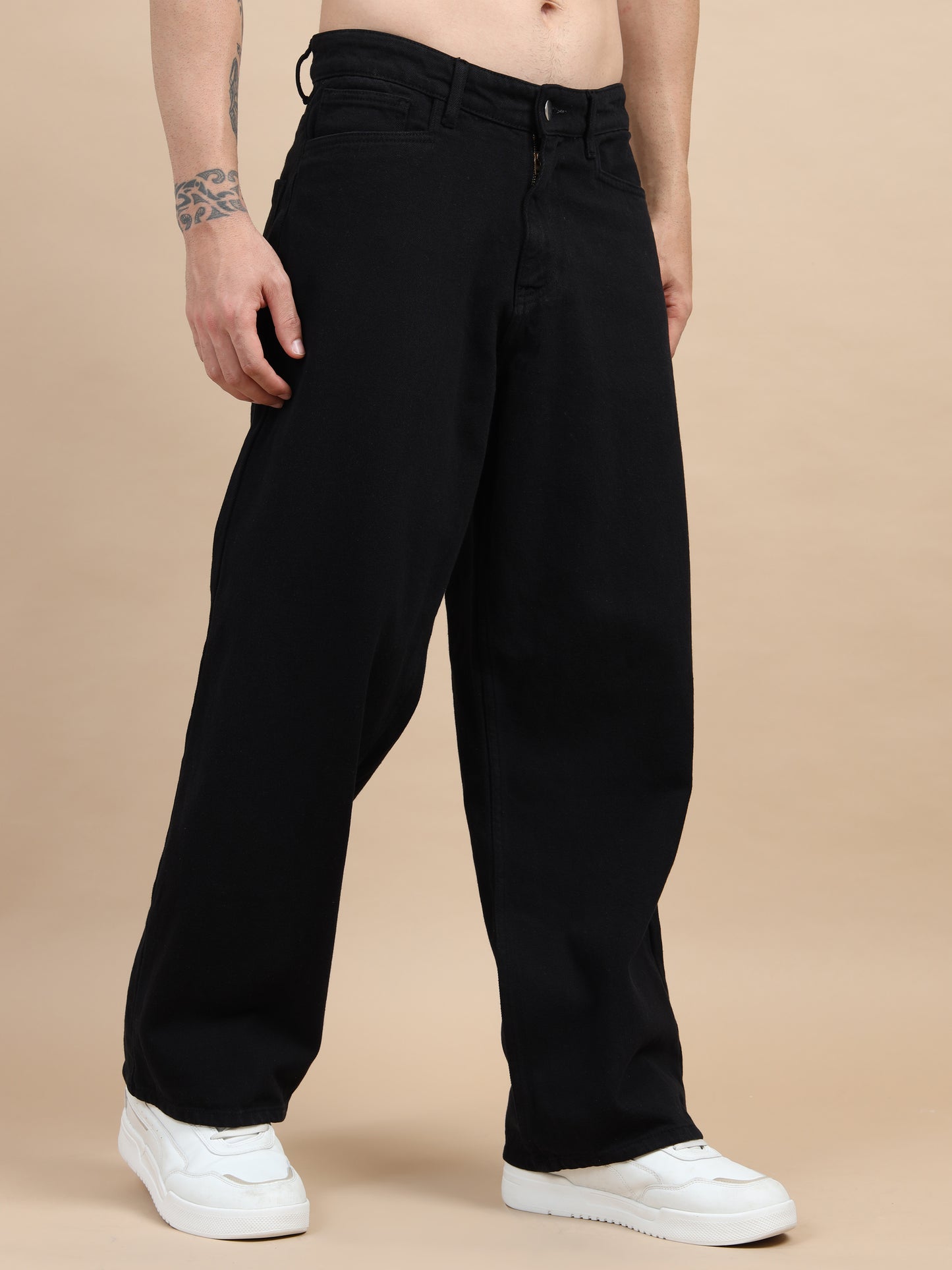 Ink Black Denim Pant