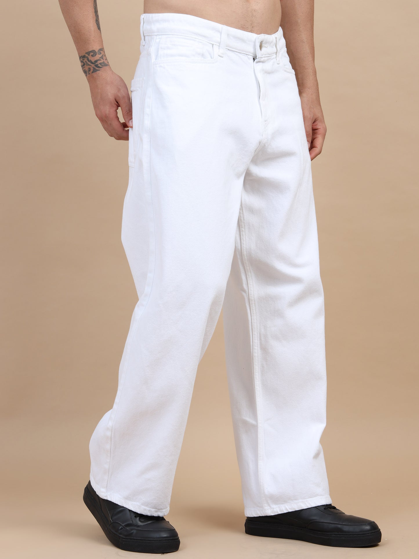 White Denim Pant