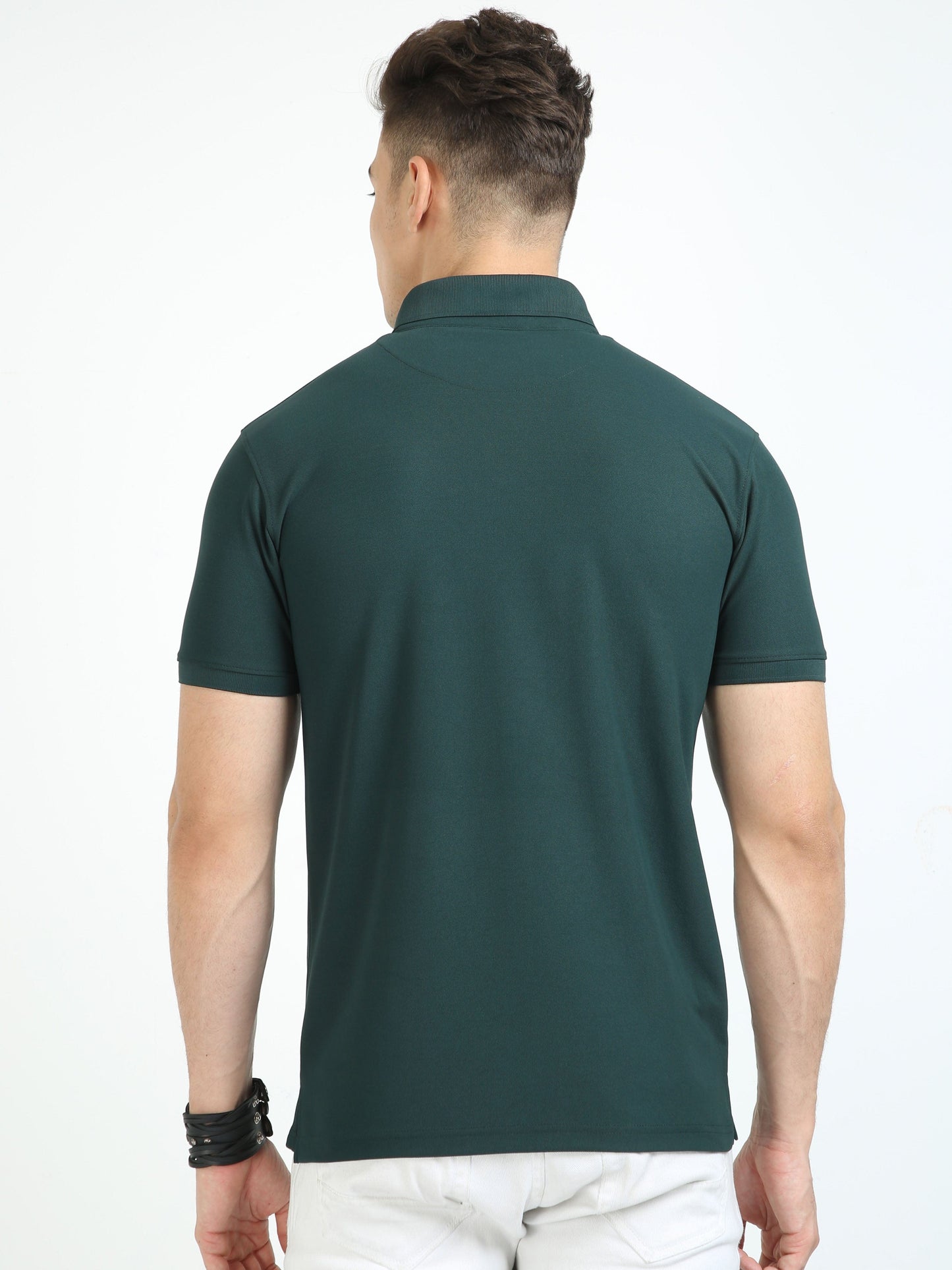 Pine Green Men's Polo T-shirt