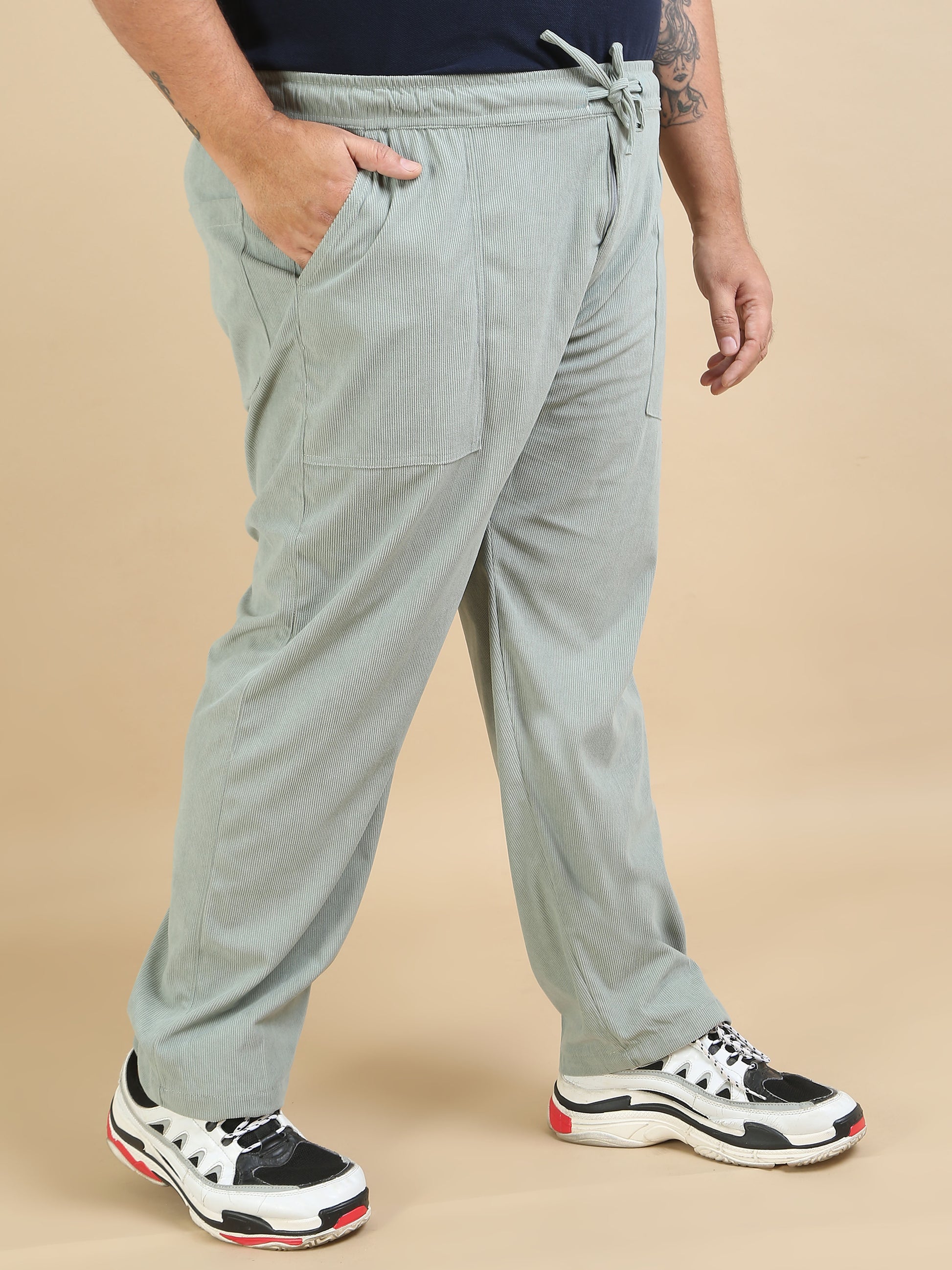 Pista Corduroy Plus Size Trousers​ for Men 