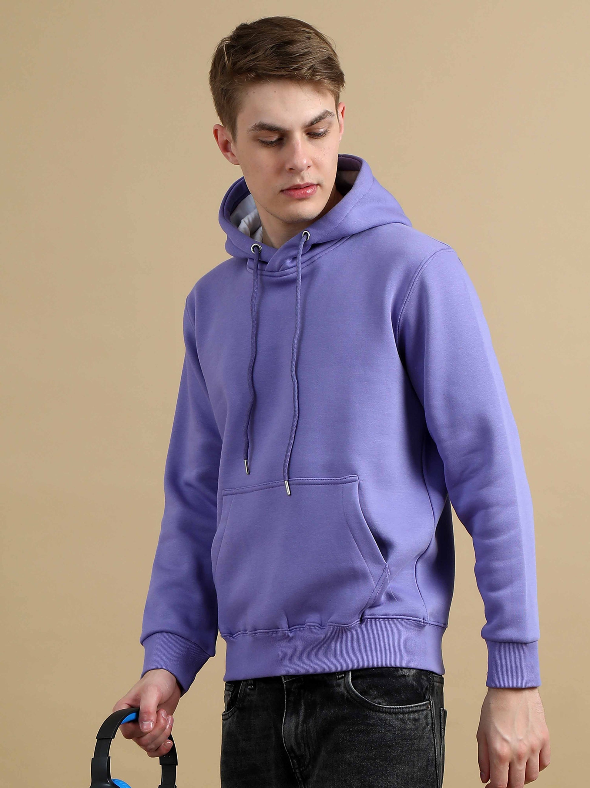 Cozy Peak Lavender Hoodie Mens