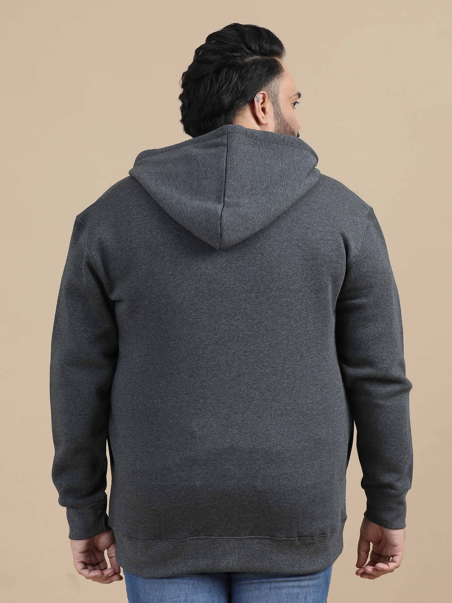 CozyPeak Plus Size Gray Hoodie