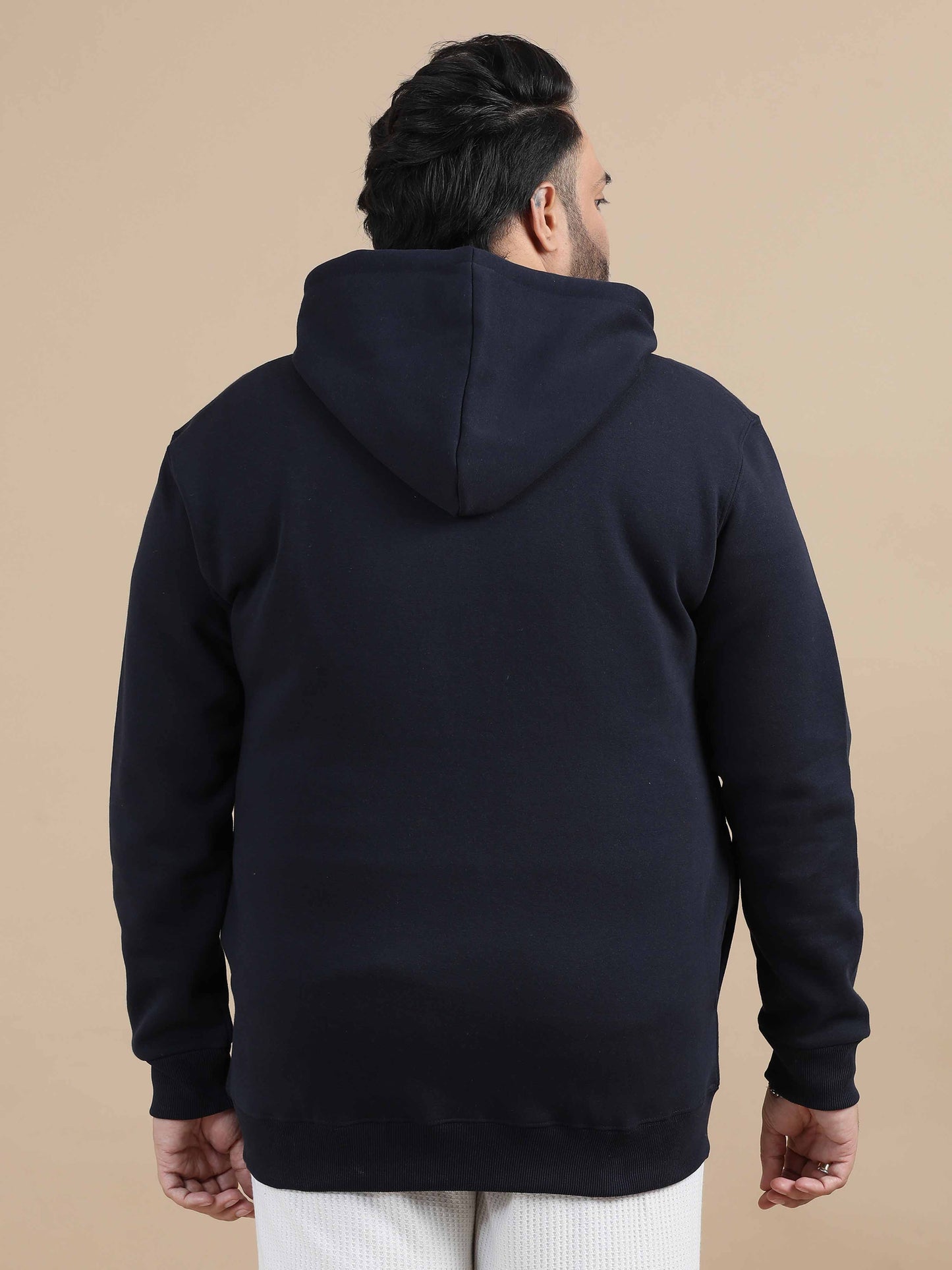 CozyPeak Plus Size Navy Hoodie