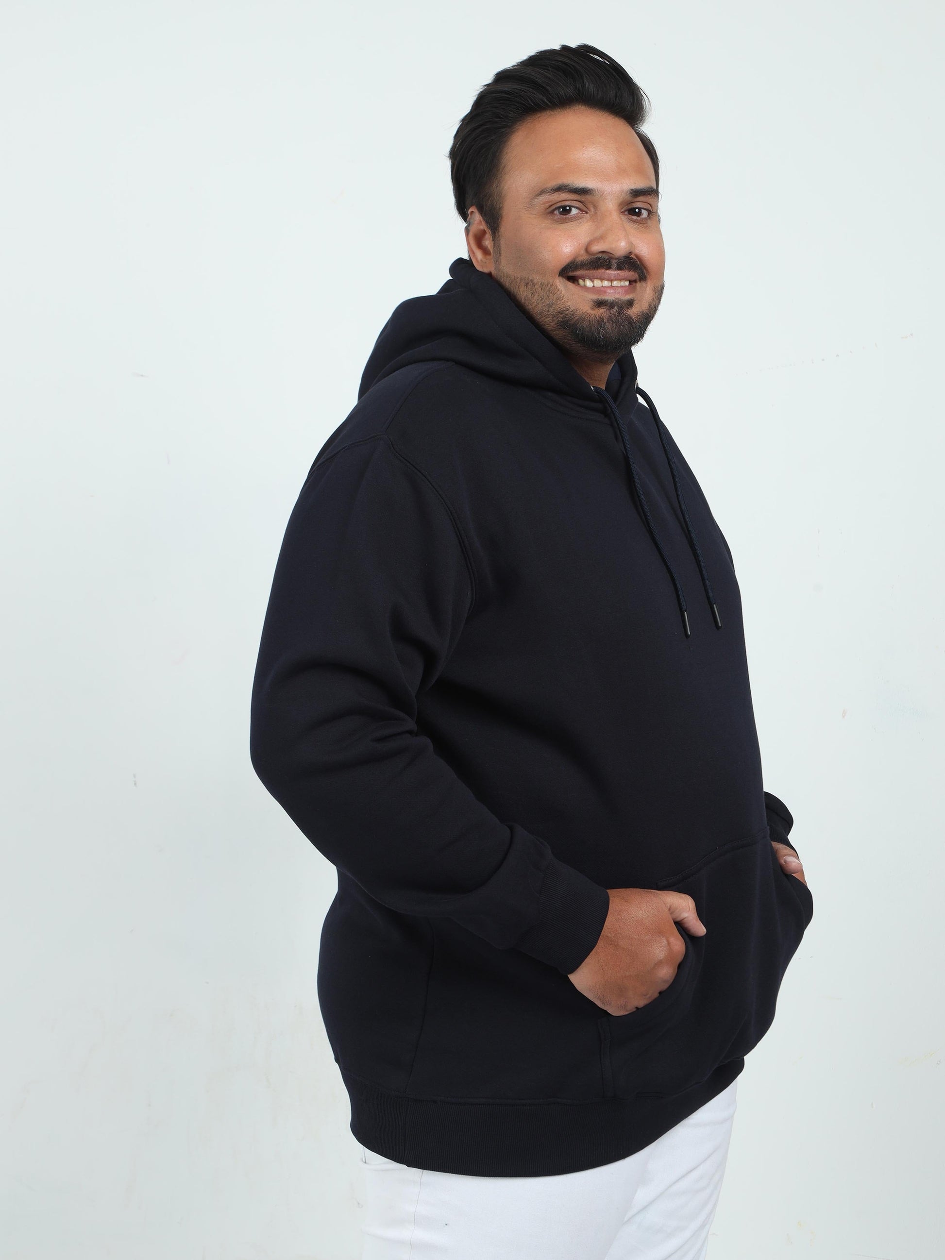 Plus Size Navy Hoodie