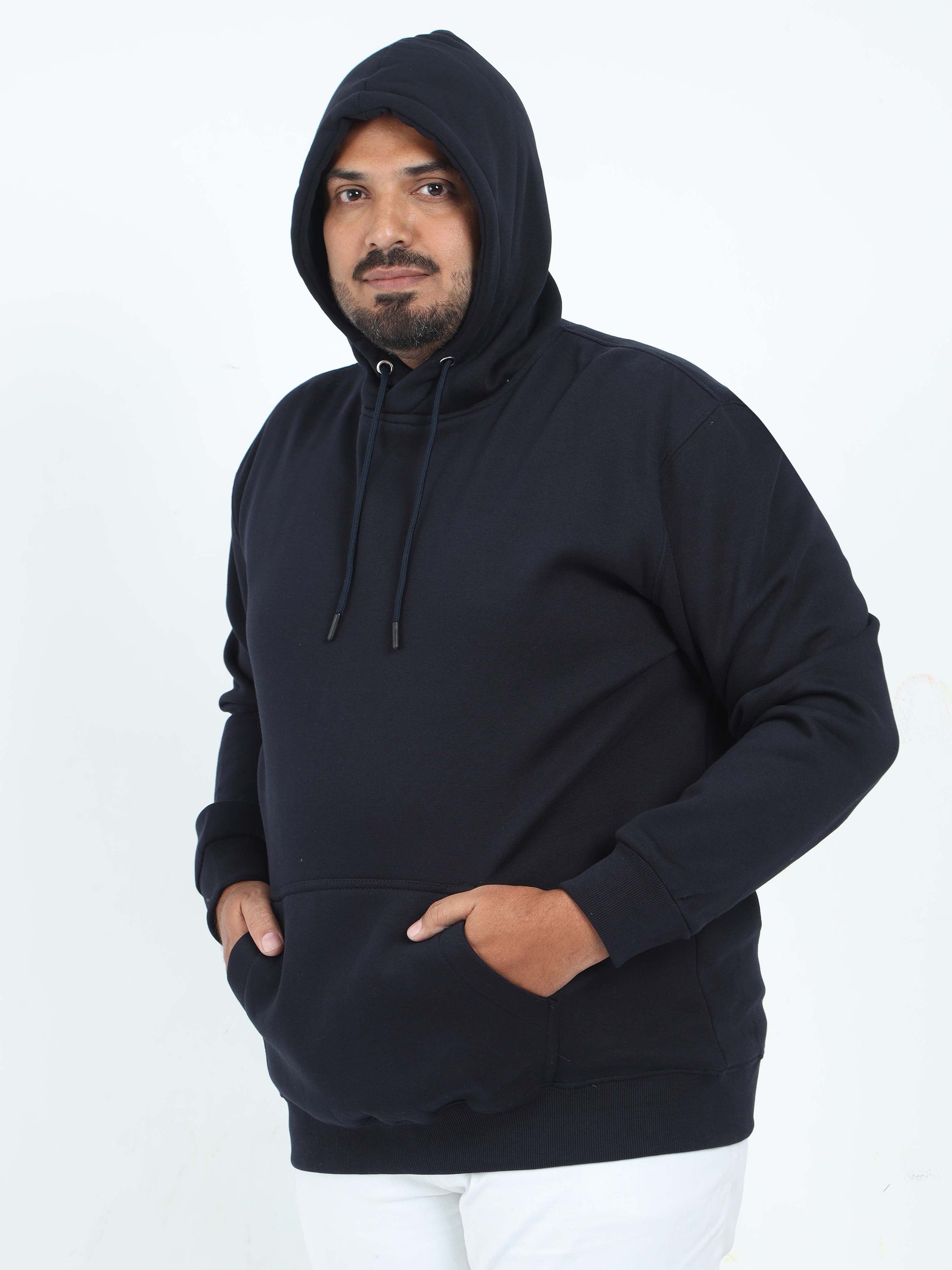 Plus Size Navy Hoodie