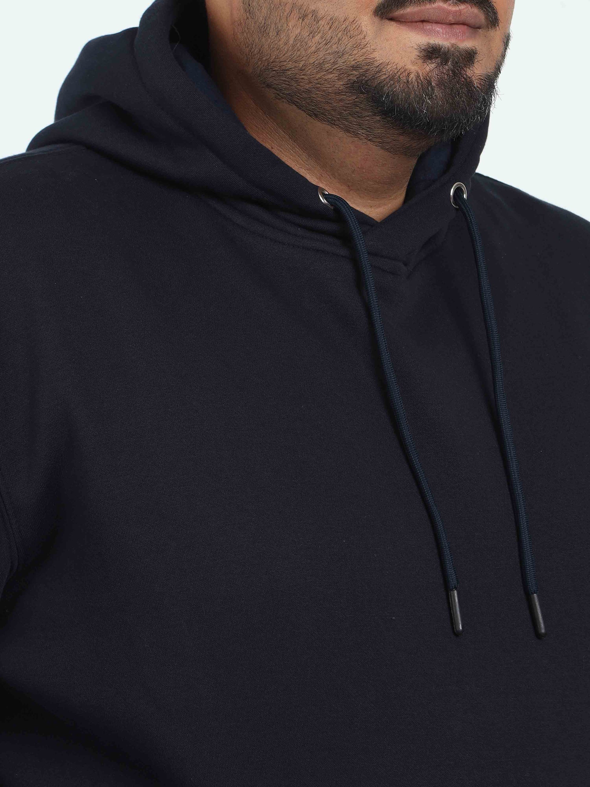 Plus Size Navy Hoodie