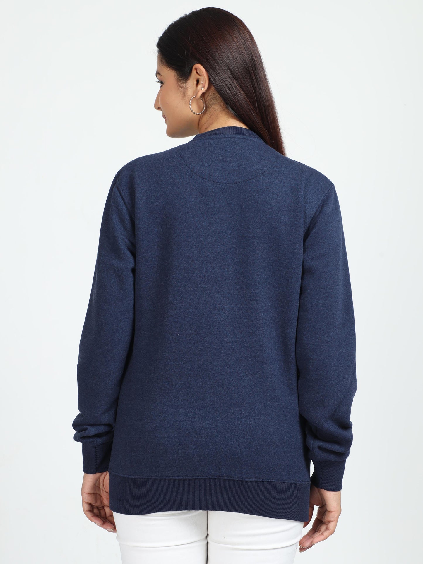 Denim Melange Sweatshirt