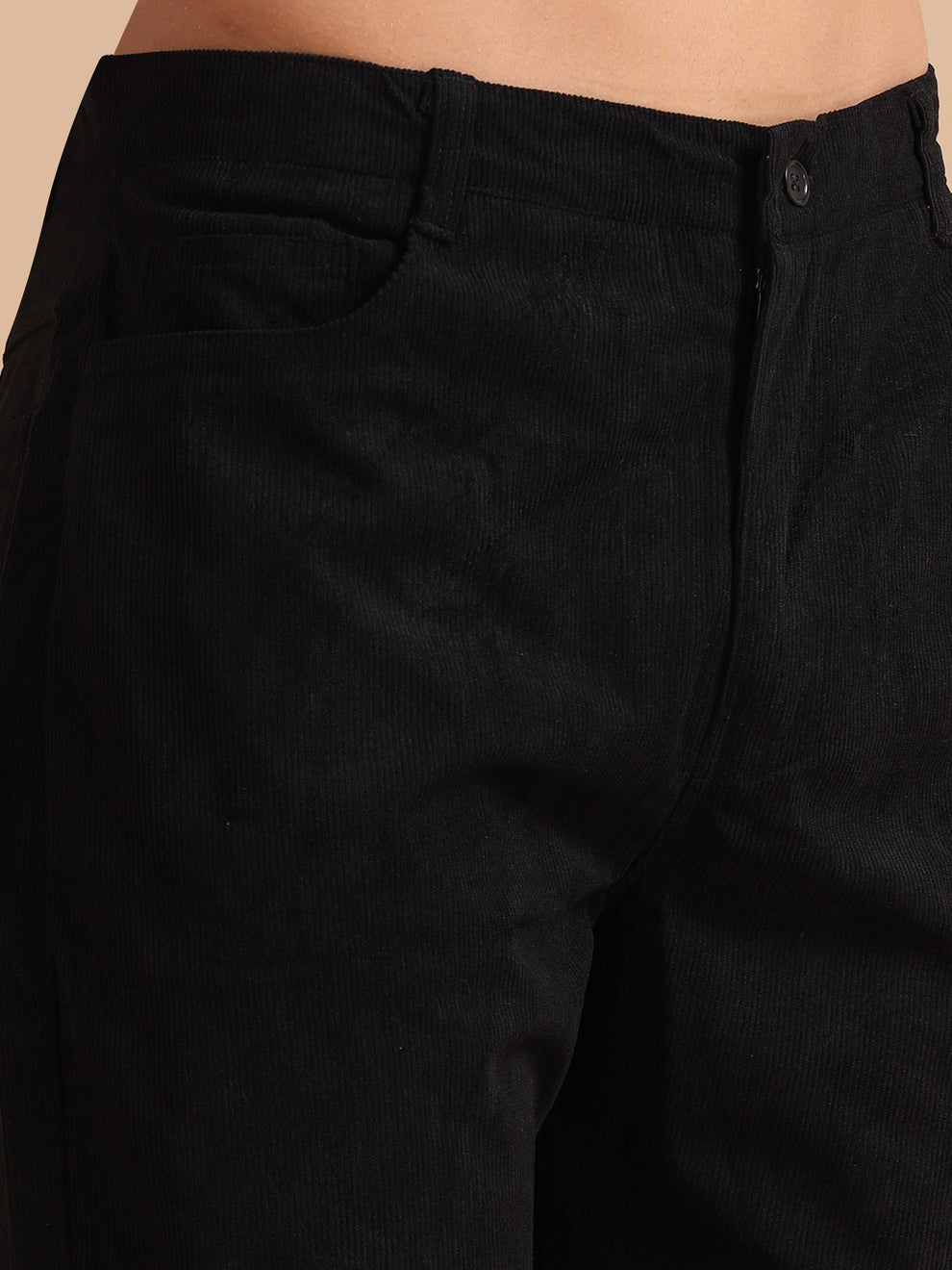 DUNST Men's Corduroy Trousers Black