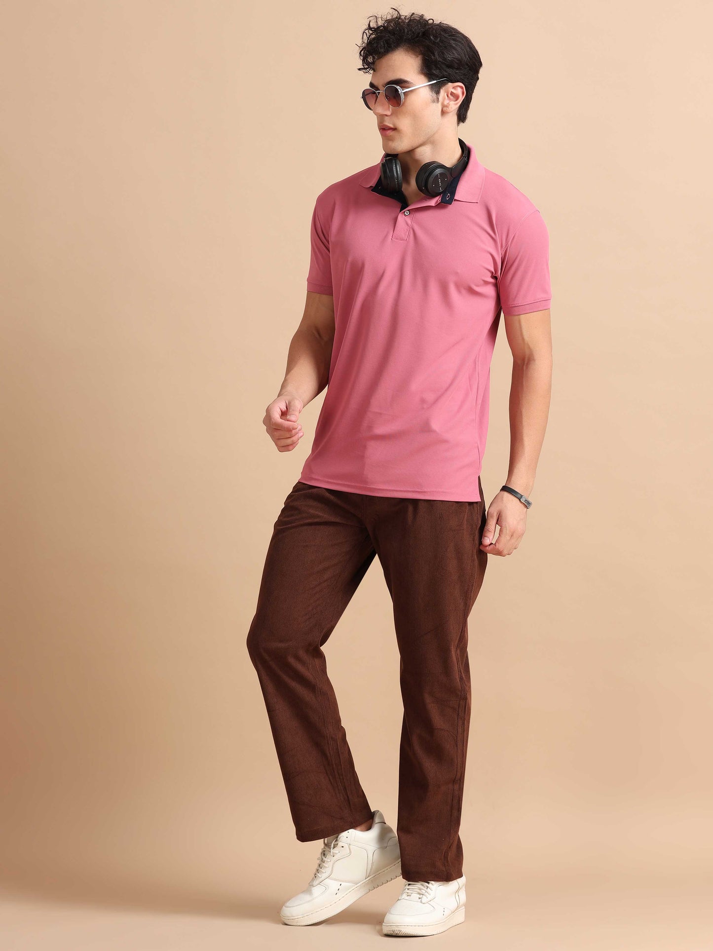 Mens Brown Corduroy Trousers